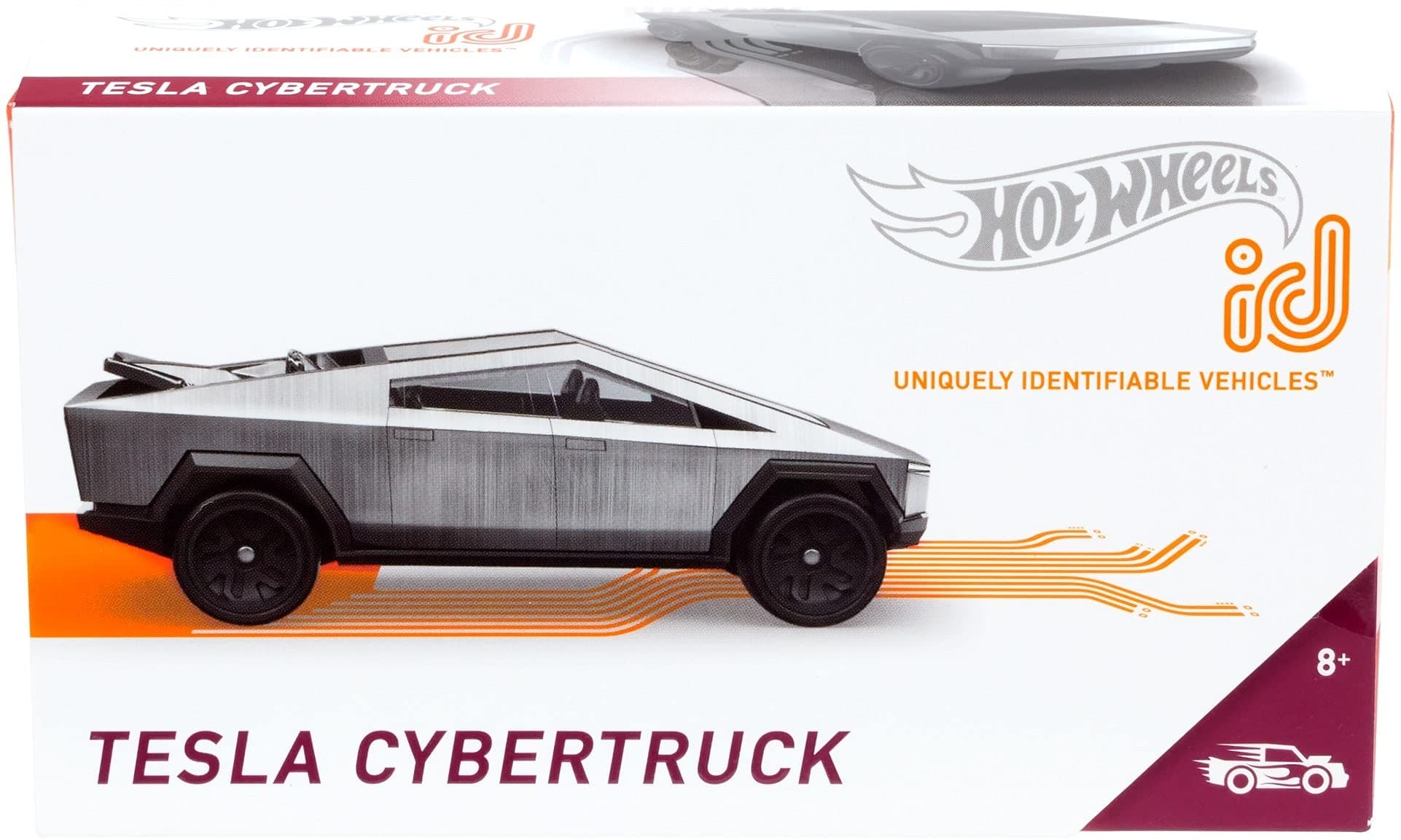 Hot Wheels 1:64 Id Diecast Car Tesla Cybertruck