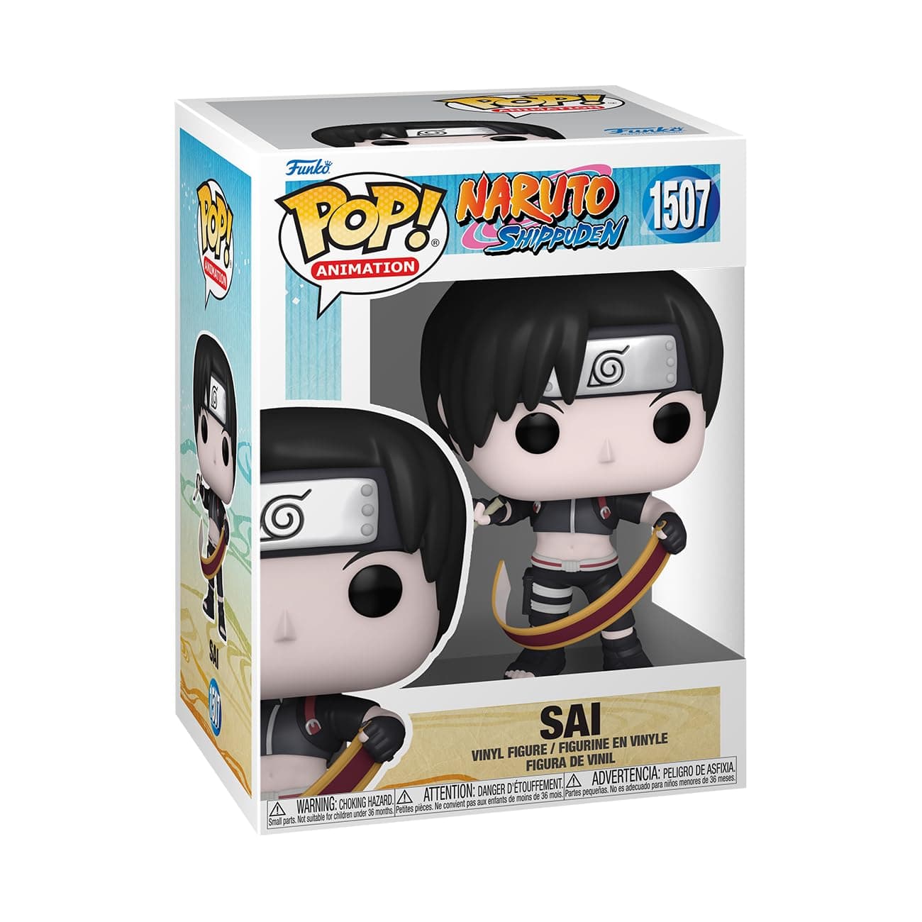 Pop! Animation: Naruto - Sai Yamanaka - Collectable Vinyl Figure - Gift Idea - Official Merchandise - Toys for Kids & Adults - Anime Fans - Model Figure for Collectors and Display