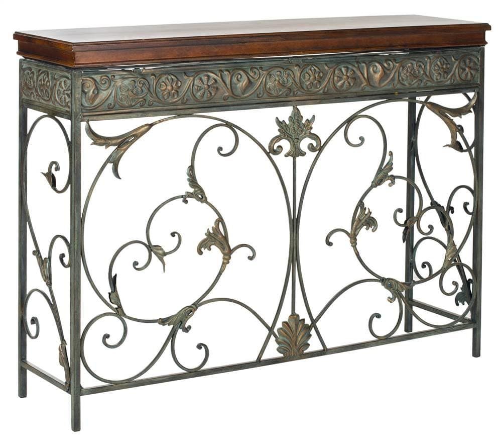 SAFAVIEH American Homes Collection Cynthia Brown Console Table