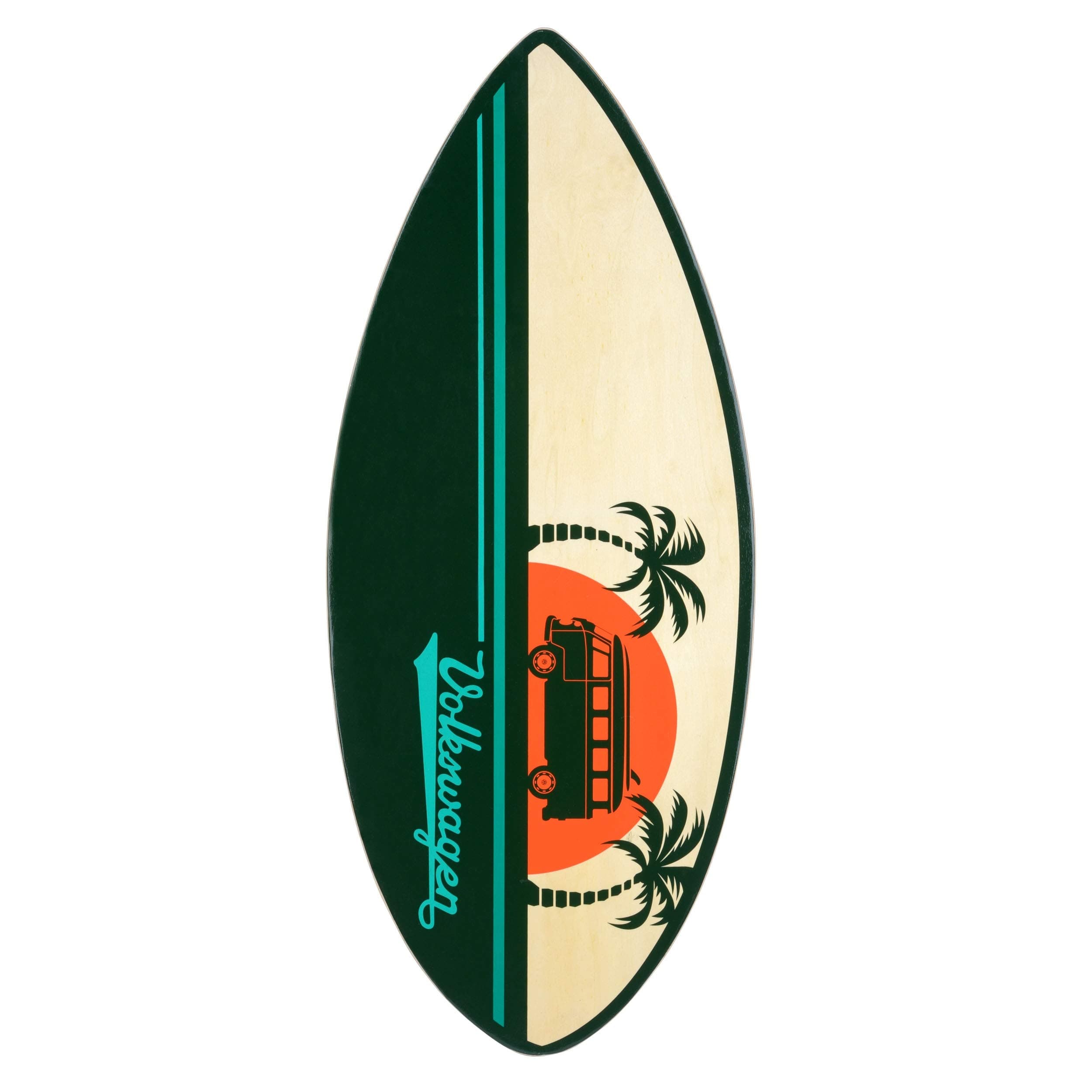 Volkswagen 41in Skimboard for Kids and Adults - VW Pintail Beginner Skim Board 7 Ply Wooden Skimmer - Multiple Designs
