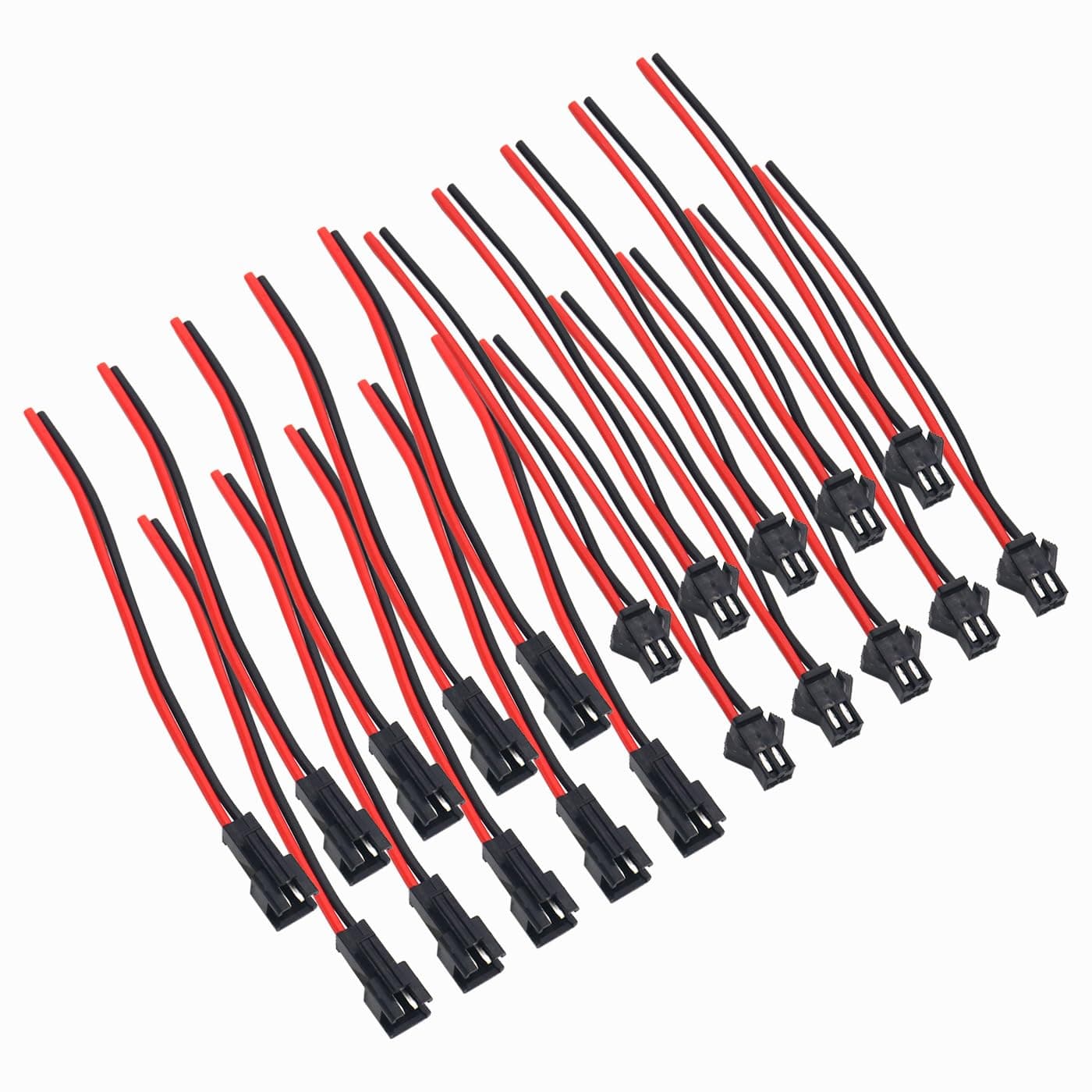 Electronic spices JST WIRE 2 PIN Male - Female Locking Type For Electric Cable Wire - (SET OF 20) A