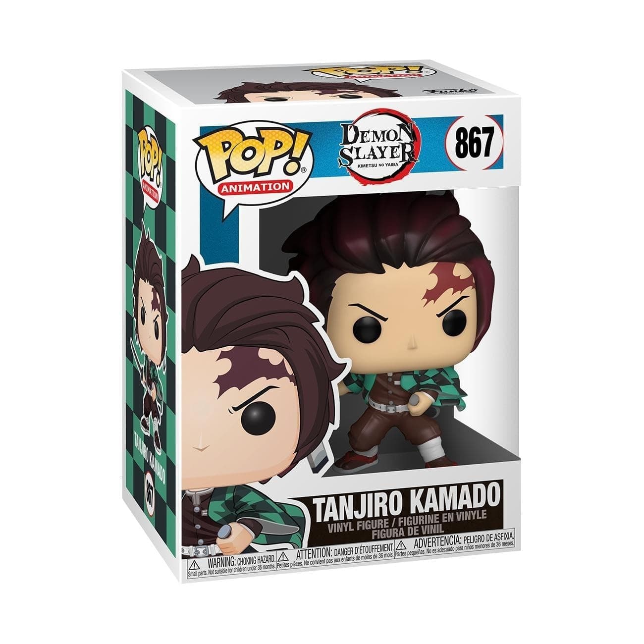 POP! Animation: Demon Slayer - Tanjiro Kamado - Collectable Vinyl Figure - Gift Idea - Official Merchandise - Toys For Kids & Adults - Model Figure for Collectors and Display