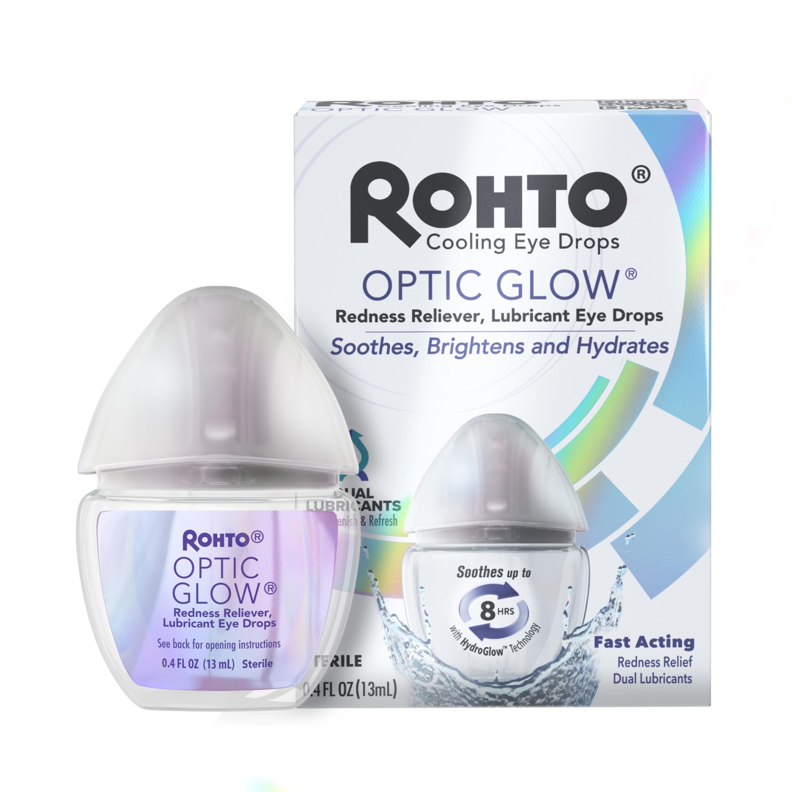 Rohto Optic Glow Whitening, 0.4 fl oz Bottle