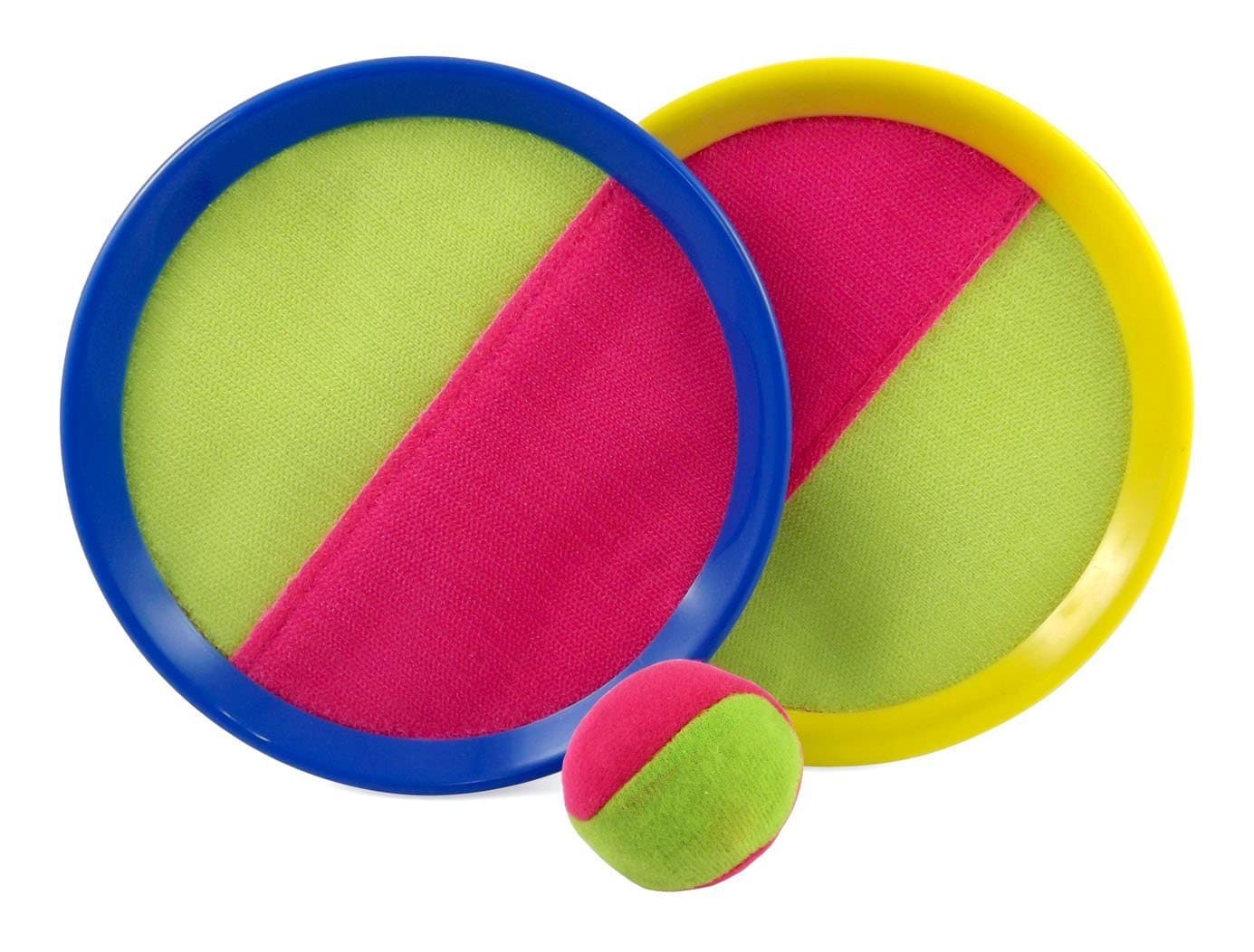 Catch and Toss Game, Catch Ball Sports Game Set/Paddle Catch and toss for Kids with Grip Mitt and Ball Paddle Catch and toss/Bean Bag Ball
