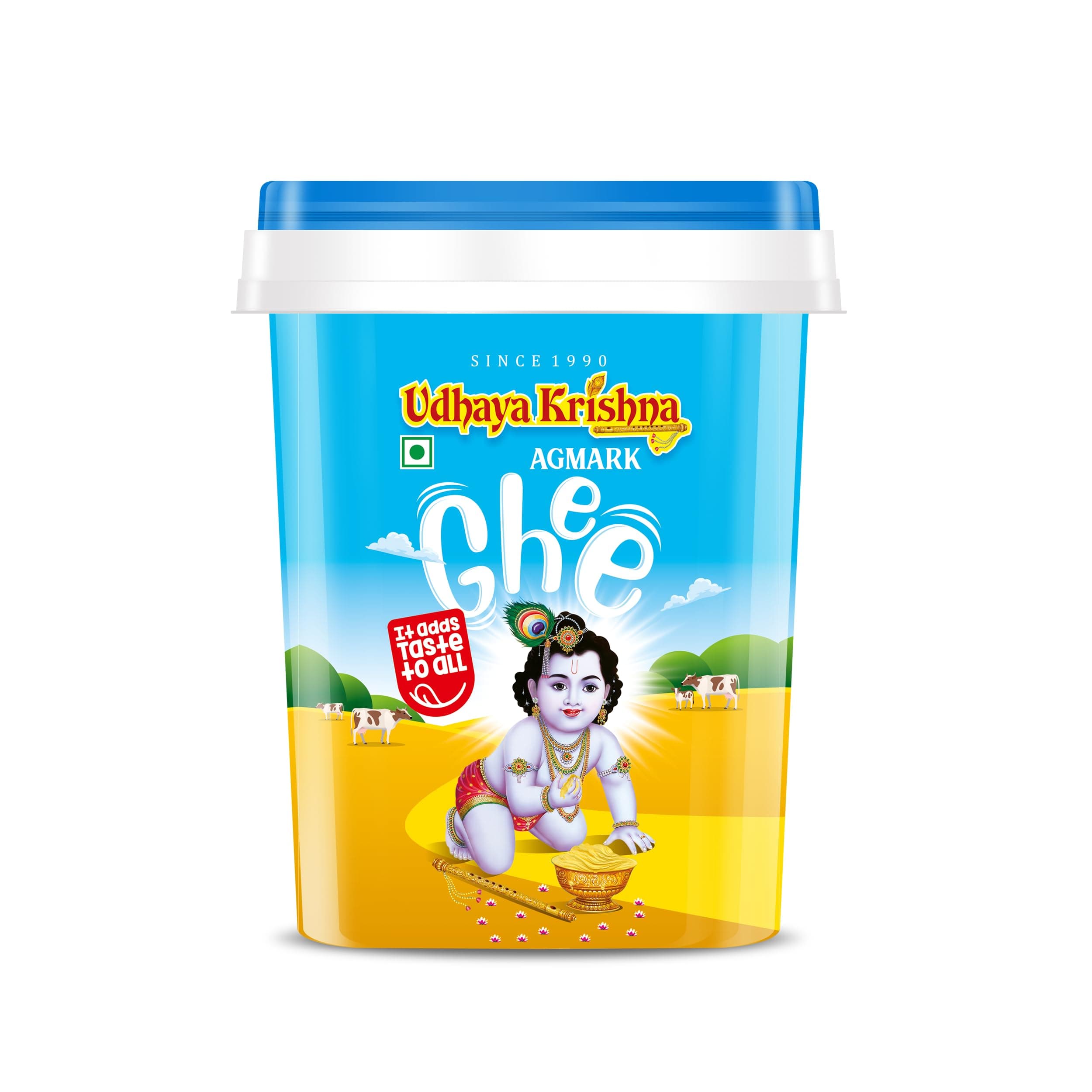Udhaya Krishna GHEE 5 Litre (Pack of 1) | Authentic and Traditional Ghee, Rich in Aroma and Flavor, Pure and Natural Ghee Perfect For Traditional Recipes