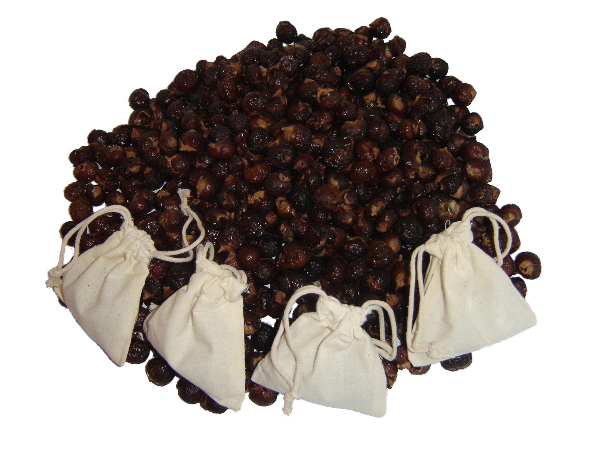 7 Pounds Greenwill Organic De-seeded Soapberries/Soap Nuts with 4 Wash Bags