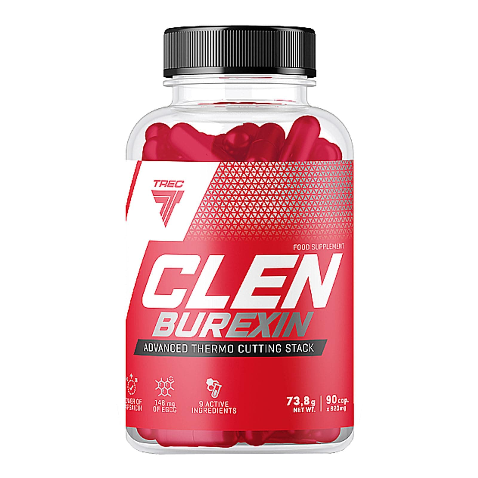CLENBUREXIN - 90 Cap | Most Effective Thermogenic Fat Burner for Rapid Weight Loss, Appetite Suppression, and Energizing Boost | Powerful Formula for Body Definition