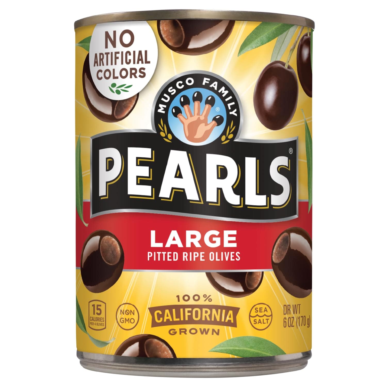 Pearls Ripe Pitted Large Black Olives