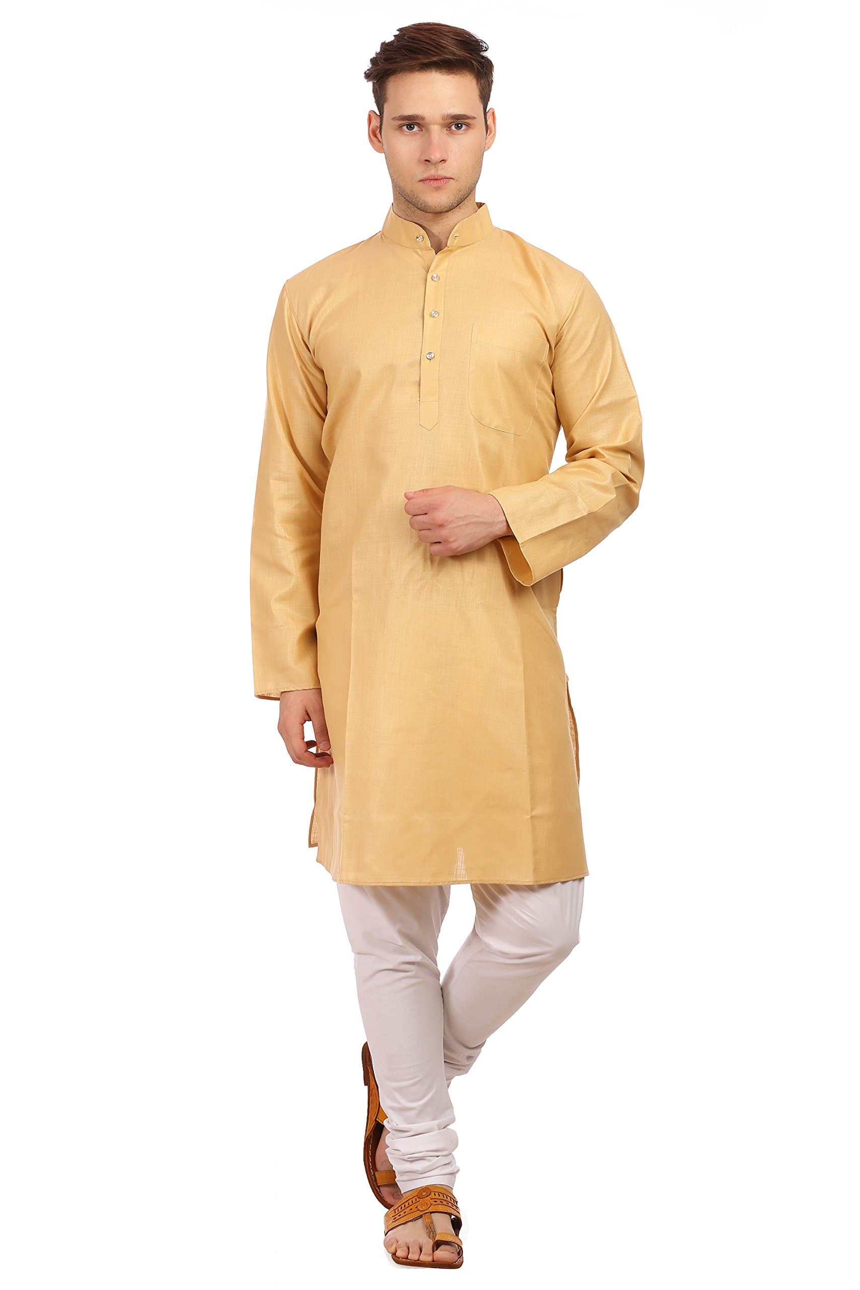 WINTAGE Men's Cotton Silk Festive and Casual Kurta Pyjama -16 Colors