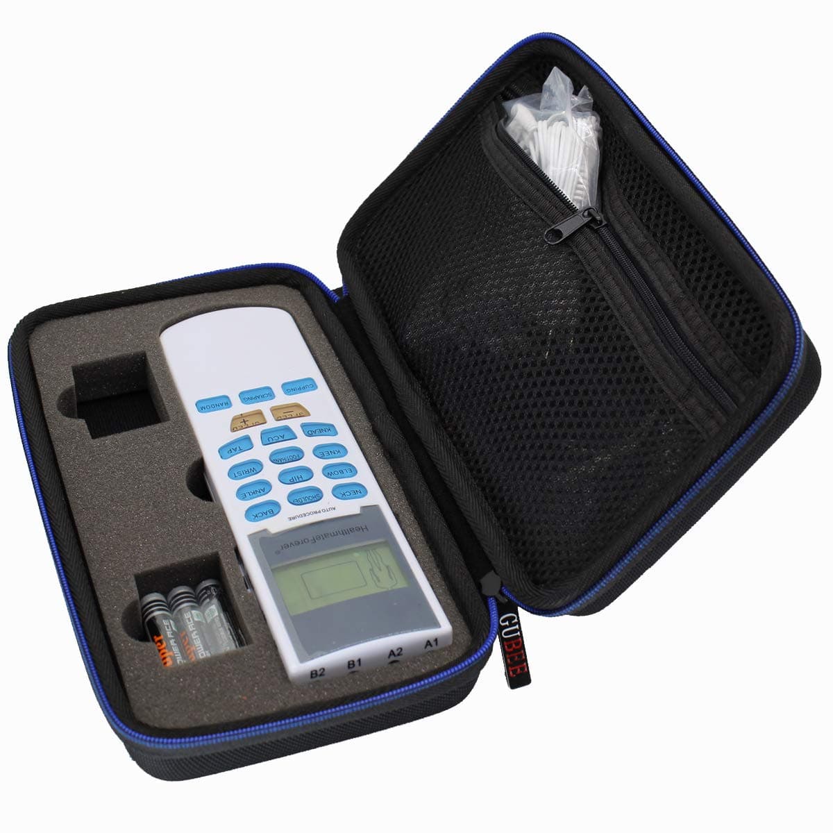 Case for HealthmateForever YK15AB TENS unit Electronic Pulse Massager Tennis Elbow Hard Travel Case