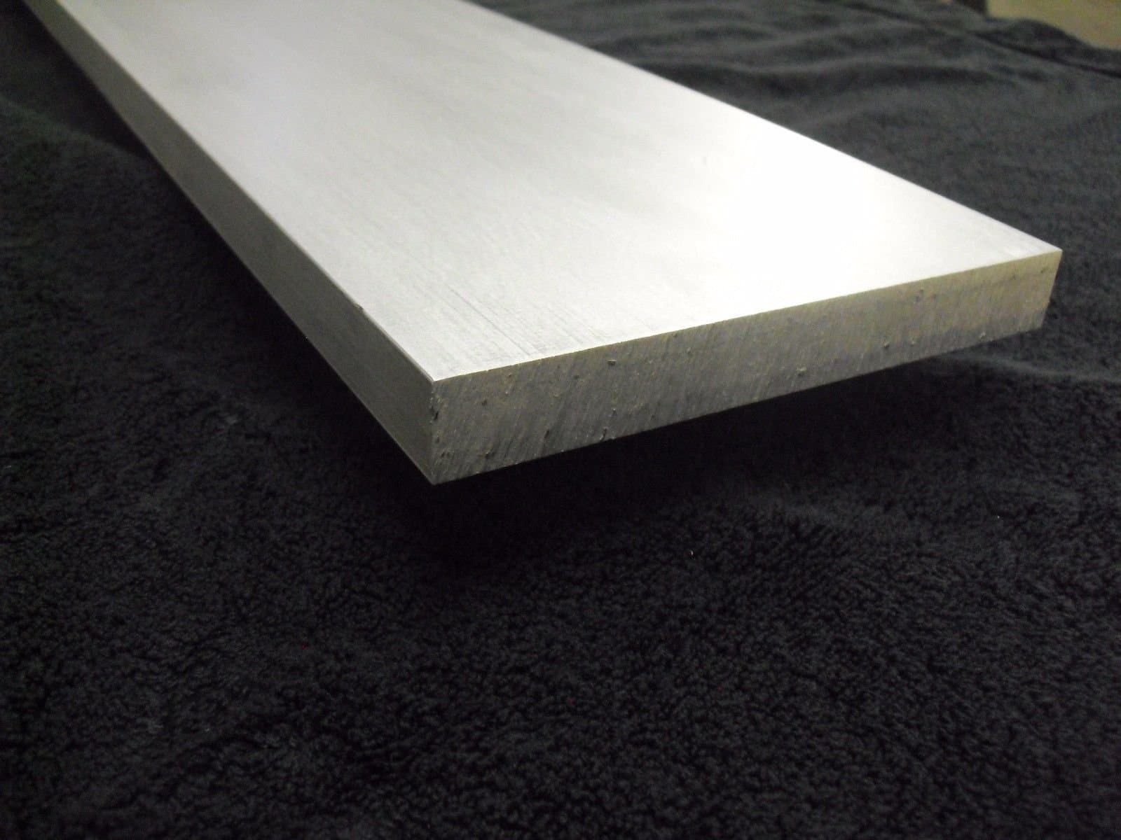 1/4" x 2" x 42" long Aluminum Flat Bar Sheet Plate 6061-T6 Mill Finish