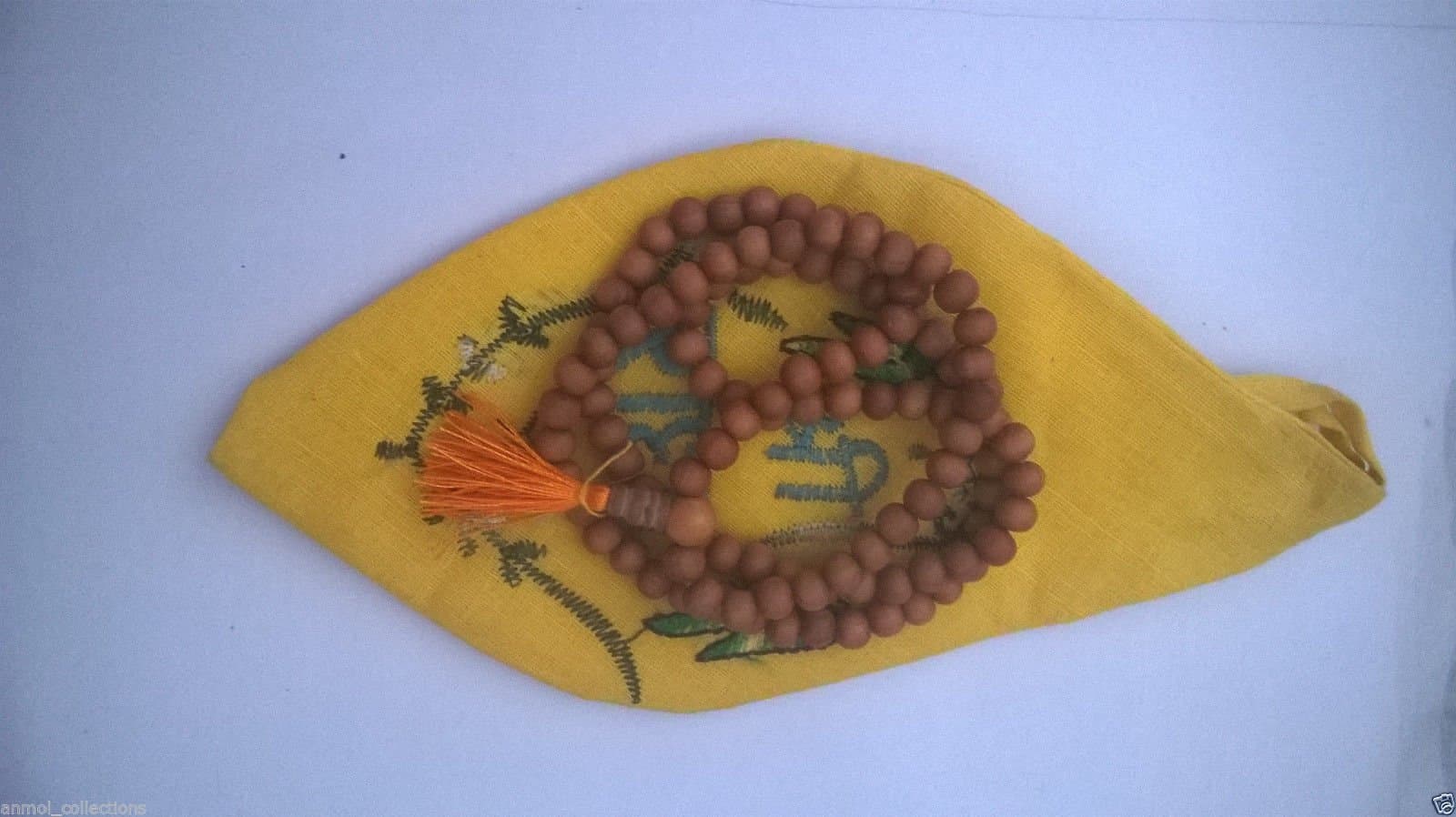 Gomukhi Japa Mala Bag & 100%original Sandalwood Mala