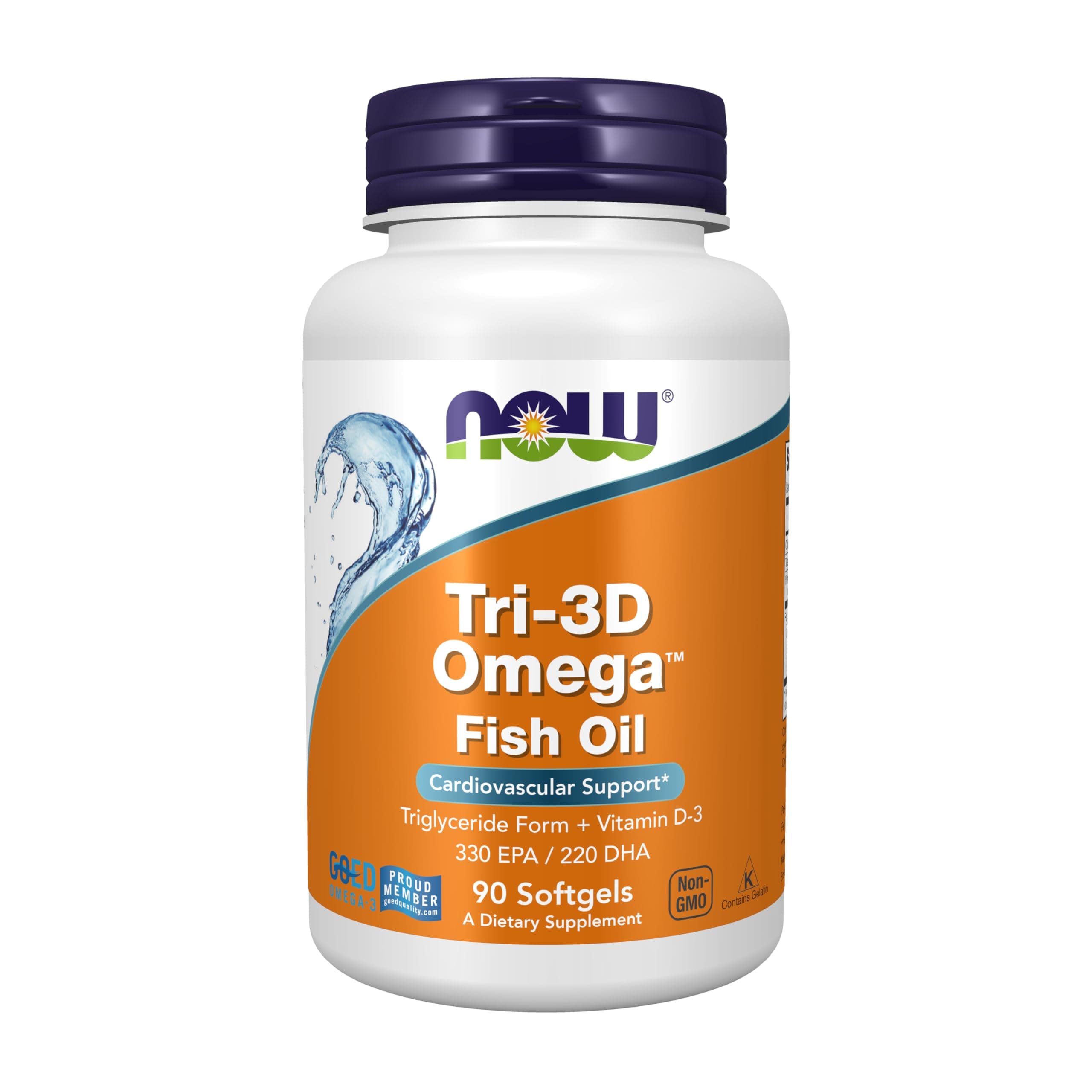 Foods Tri-3D Omega 1000mg, 330/220 Softgels 90's
