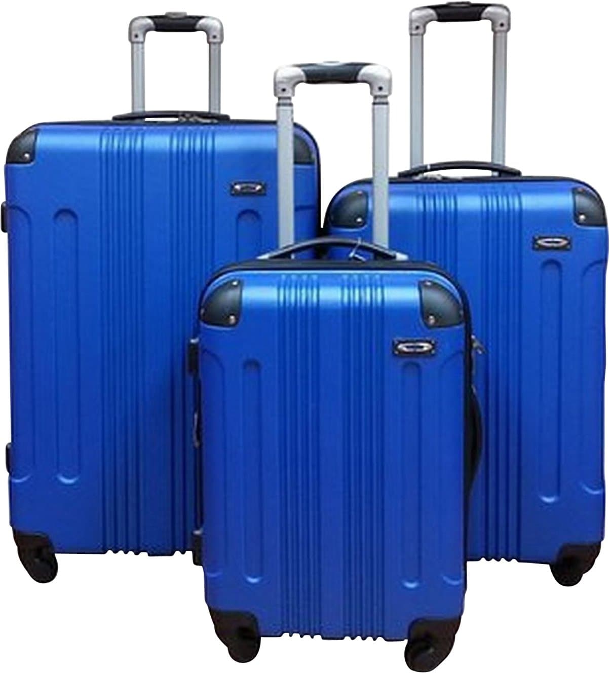 Kemyer Series 650 Hardside Luggage Spinner Wheeled 3 Pc Suitcase Set 28, 24 & 20 inch