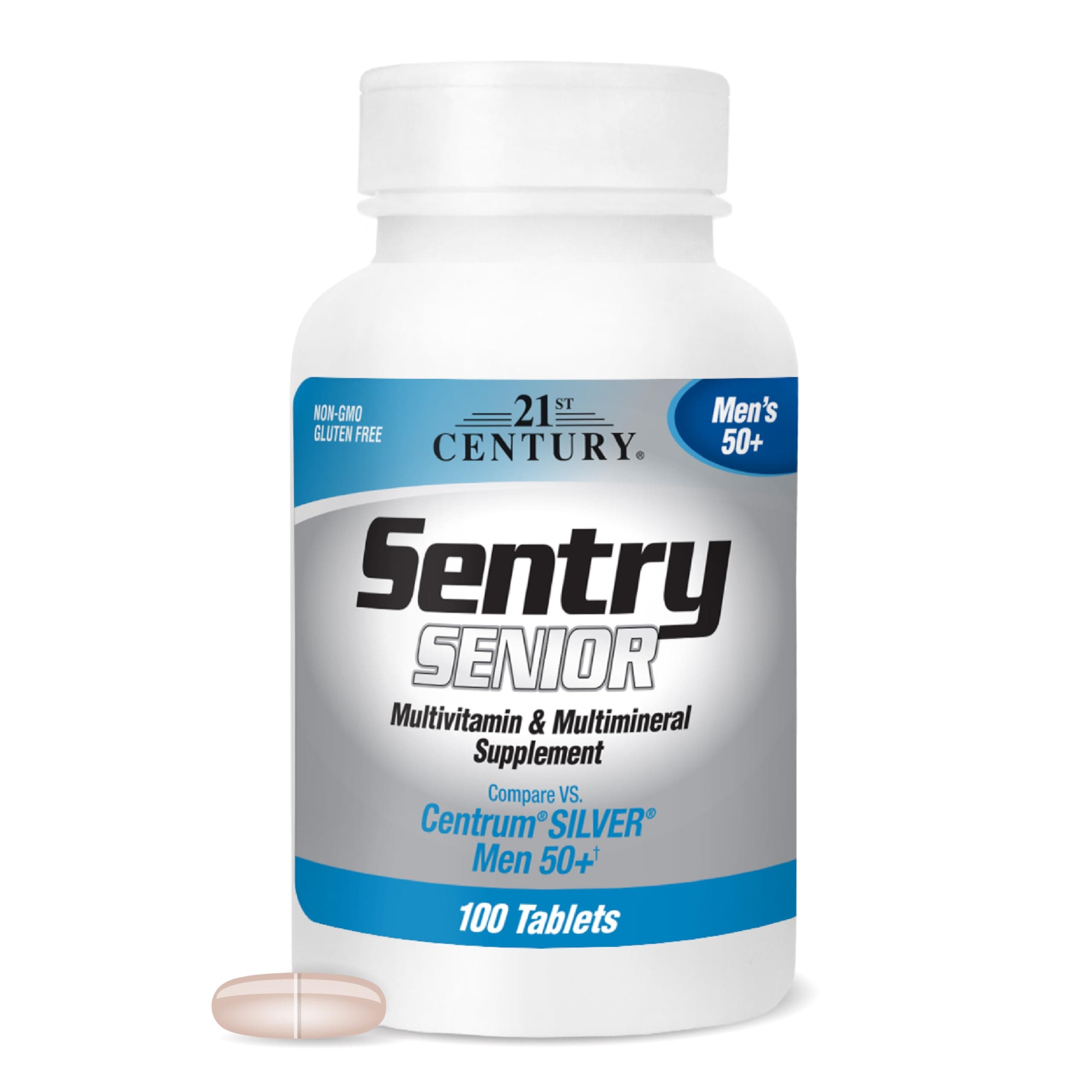 Sentry Senior Men Plus Tablets, 100 Count