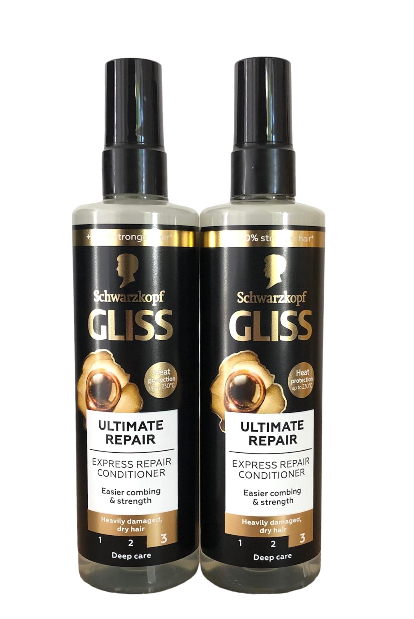 Gliss Conditioner Ultimate Express Repair 6.8 Ounce Spray (200ml) (2 Pack)