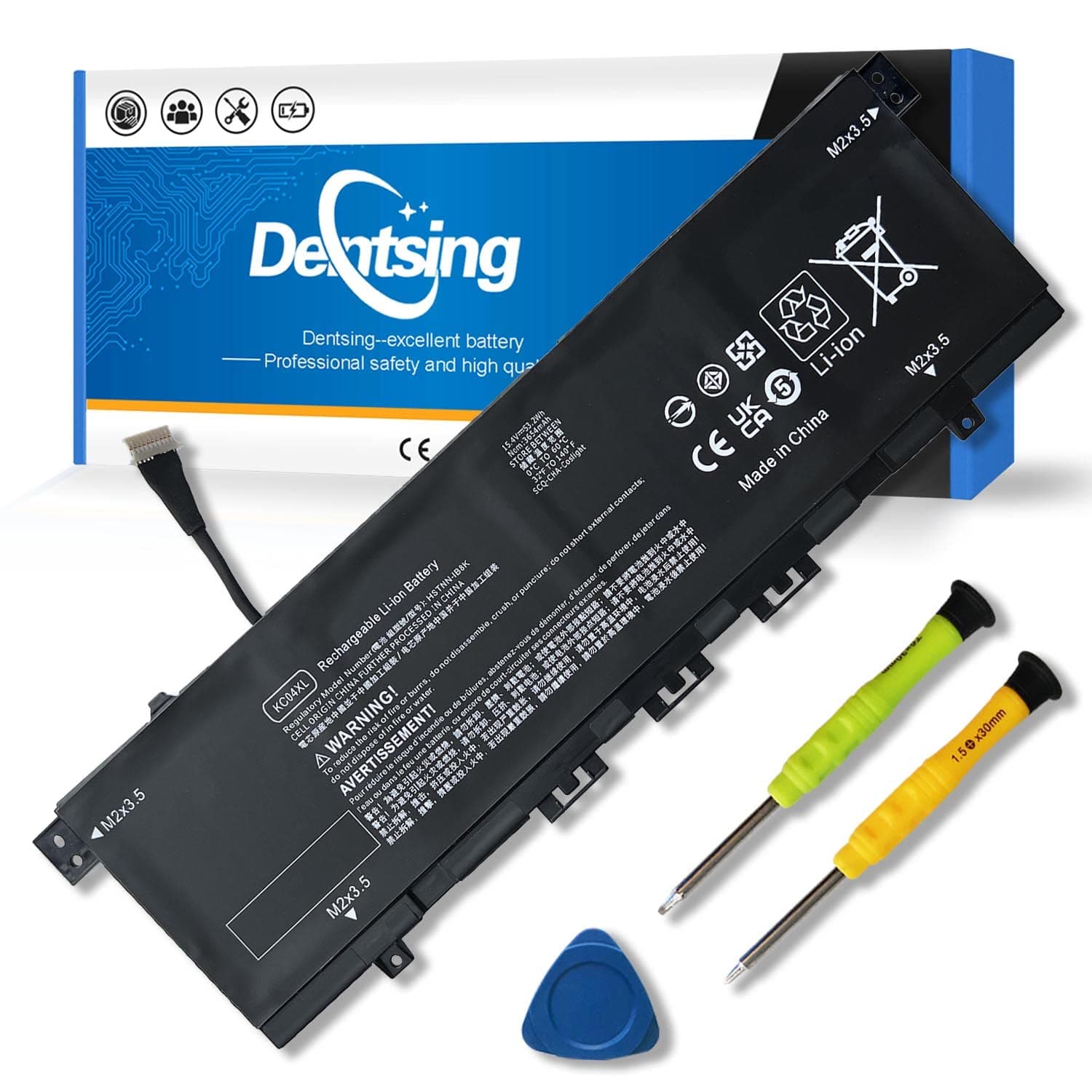 DentsingKC04XL Battery L08496-855 for HP Envy X360 13-AG 13M-AQ 13-AR 13-AH 13-AQ 13-ah0051wm 13-ag0001la HSTNN-DB8P HSTNN-IB8K L08544-1C1 L08544-2B1 TPN-W133 TPN-W136 15.4V 53.2Wh