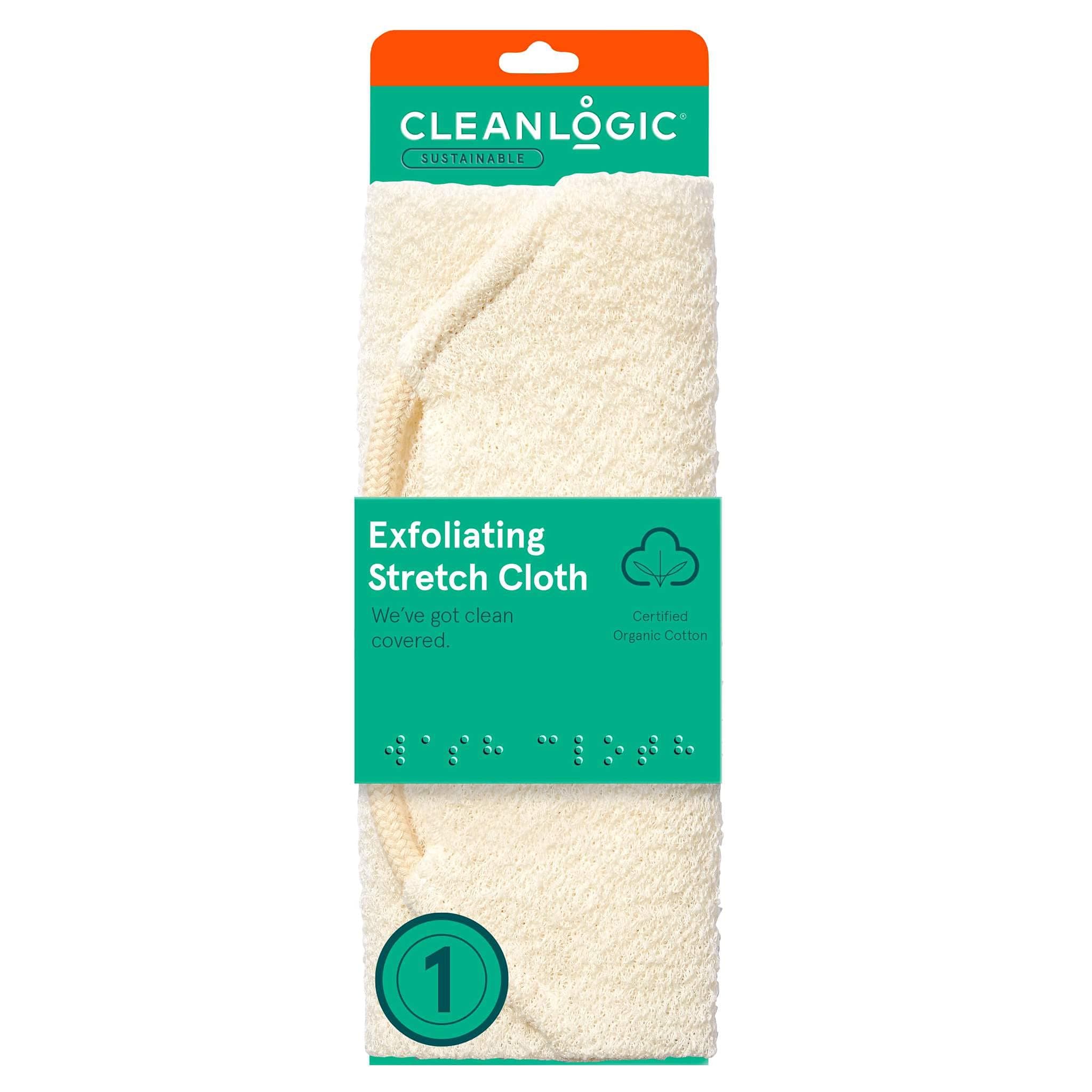 Care by Cleanlogic Exfoliating Stretch Wash Cloth (Pack of 3)