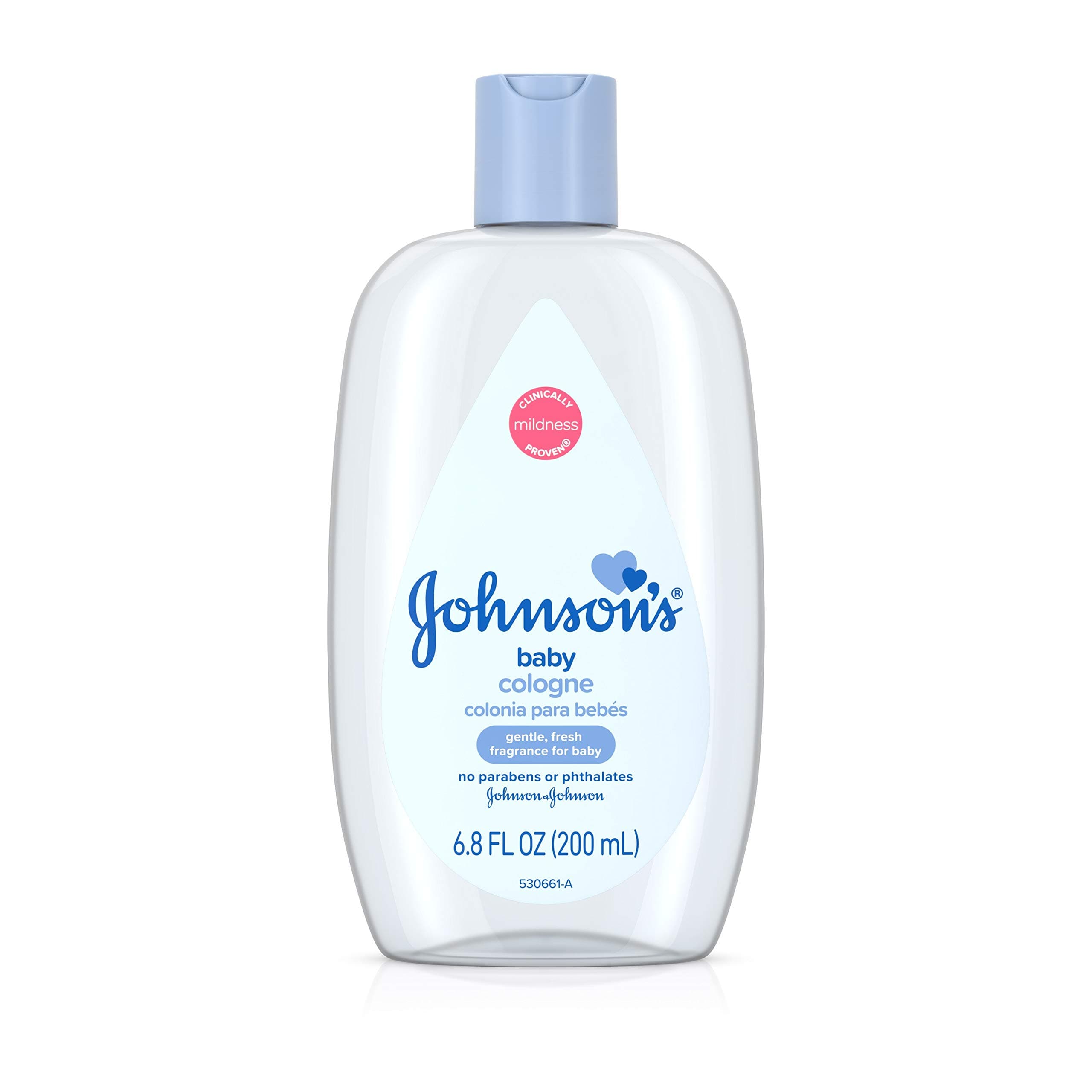 Johnson's Baby Cologne in Light Baby Fragrance, Gentle and Mild Formula for Babies Delicate Skin, 6.8 fl. oz