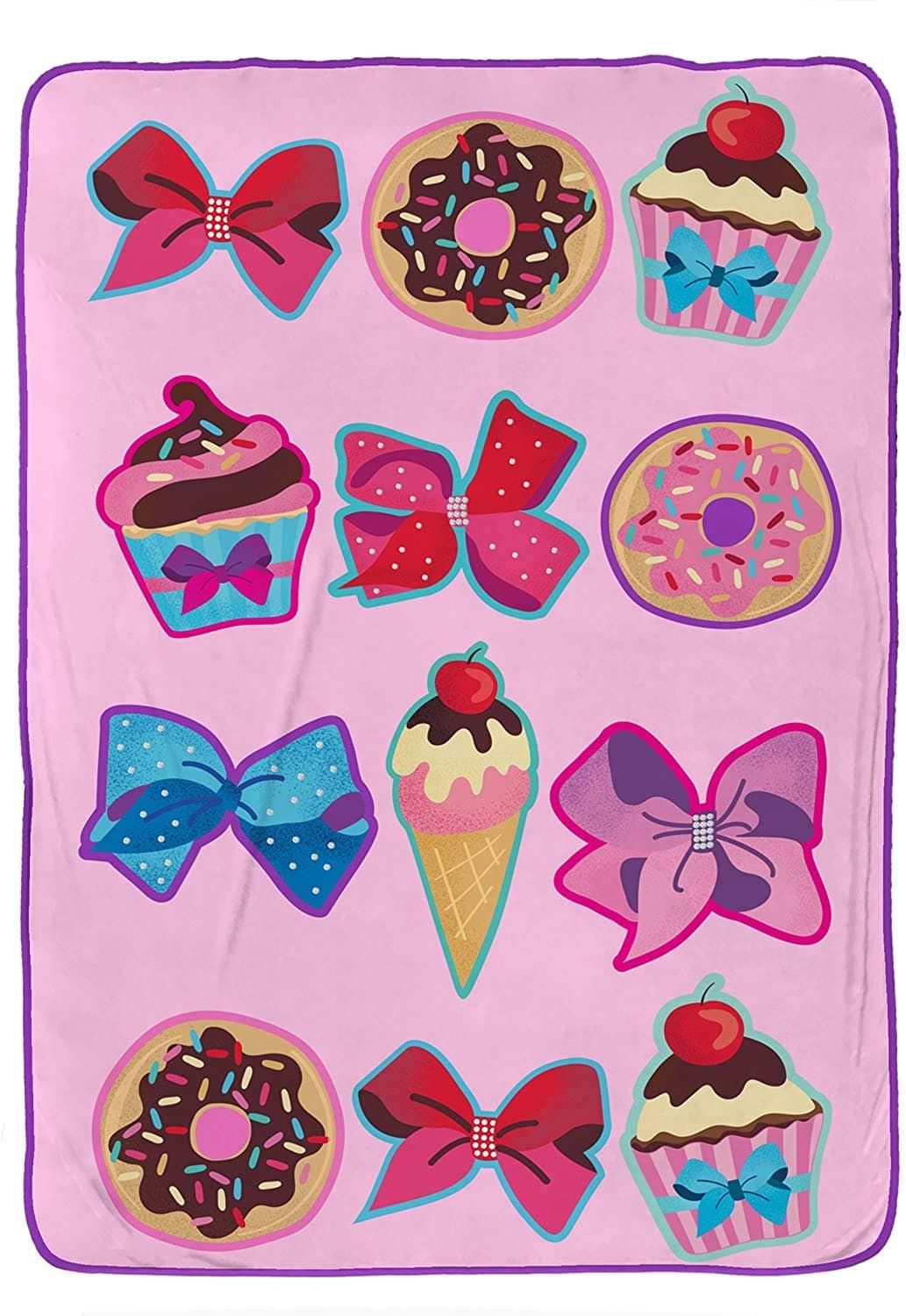 Nickelodeon Jojo Siwa Pink Twin Size Bedding Blanket