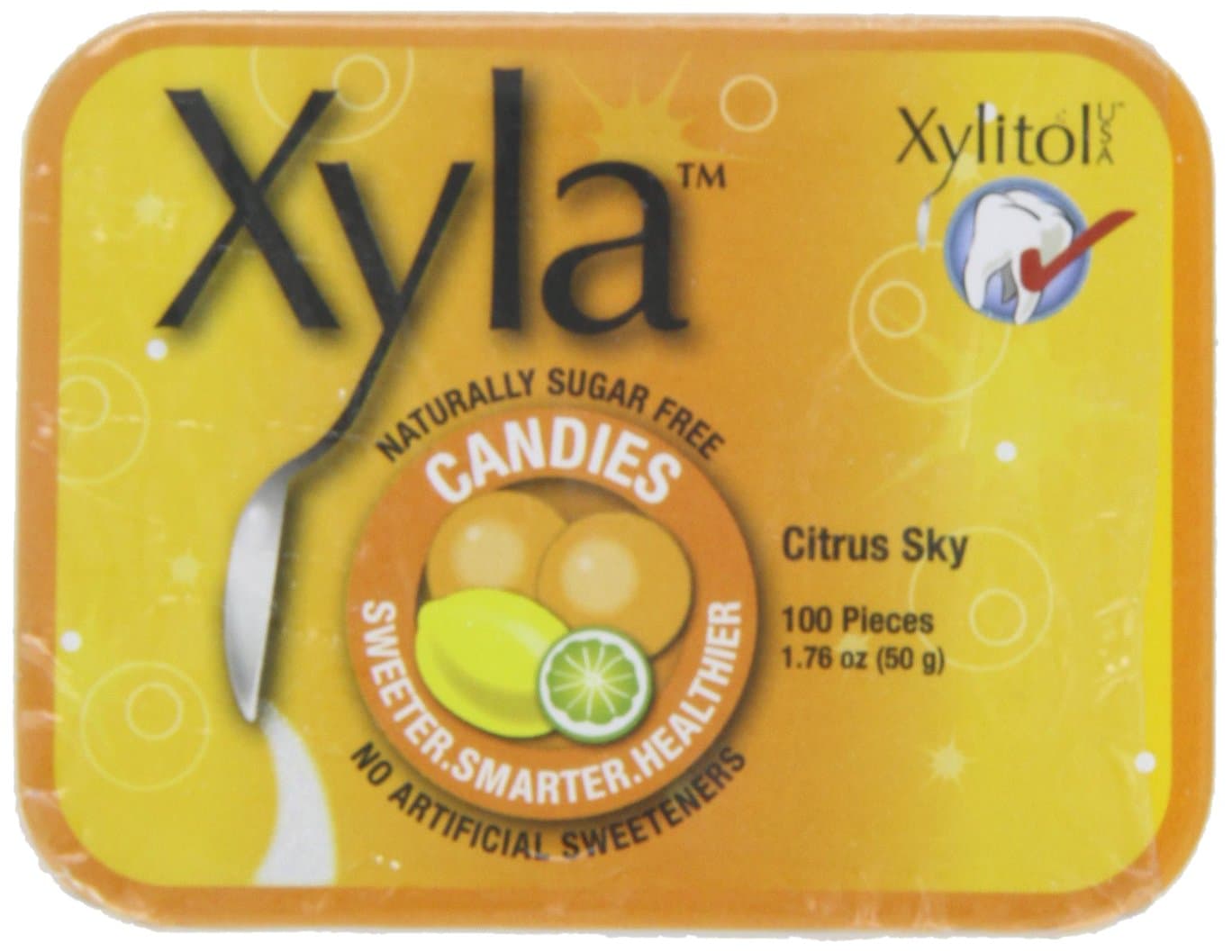 Ricochet Sours, Citrus Sky, 100-Count Mints (Pack of 6)