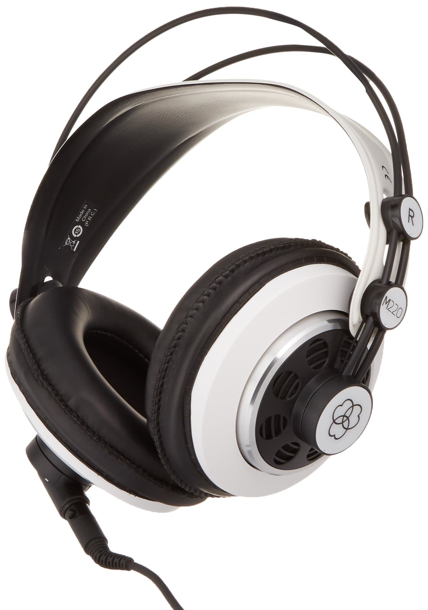 AKG 2015 M220 Pro Stylist Professional Large Diaphragm DJ Semi-Open High Definition Over-Ear Studio Headphones