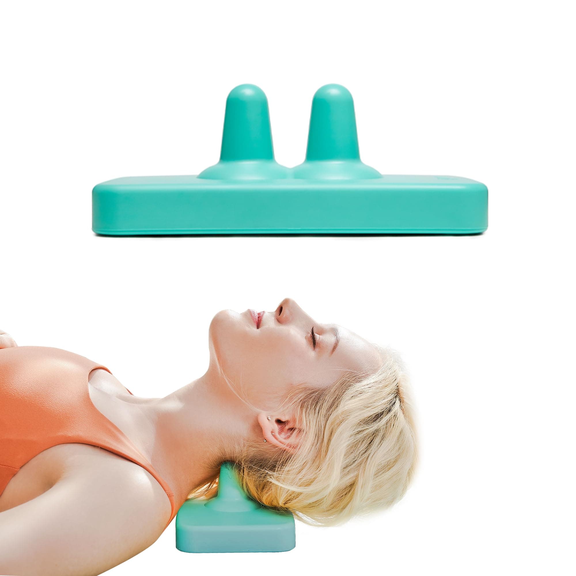 Danason Pain Relief with Posture Corrector Exercise Tool : Alleviates Back & Neck Pain, Improves Posture, Psoas Release, Chiropractic Aid, and Therapeutic Design. (Mint)