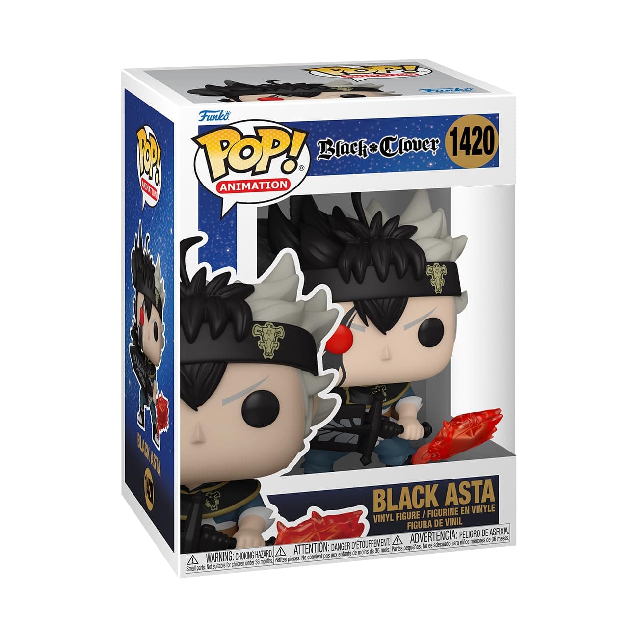Funko POP! Animation: Black Clover - Asta - Collectable Vinyl Figure - Gift Idea - Official Merchandise - Toys for Kids & Adults - Anime Fans - Model Figure for Collectors and Display