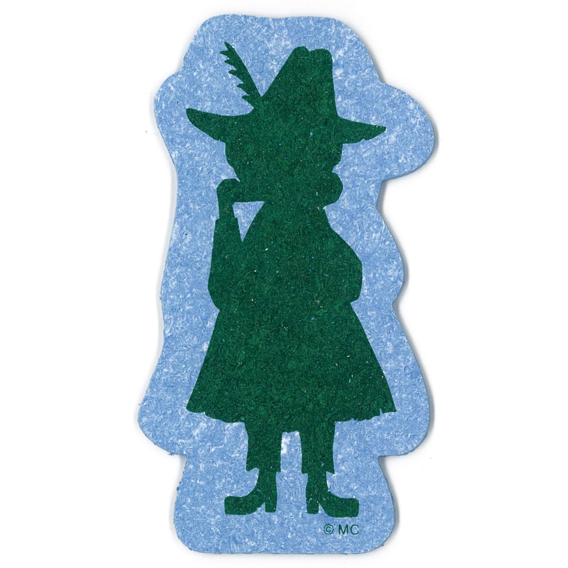 e. pop-up sponge MOOMIN ( Snufkin )