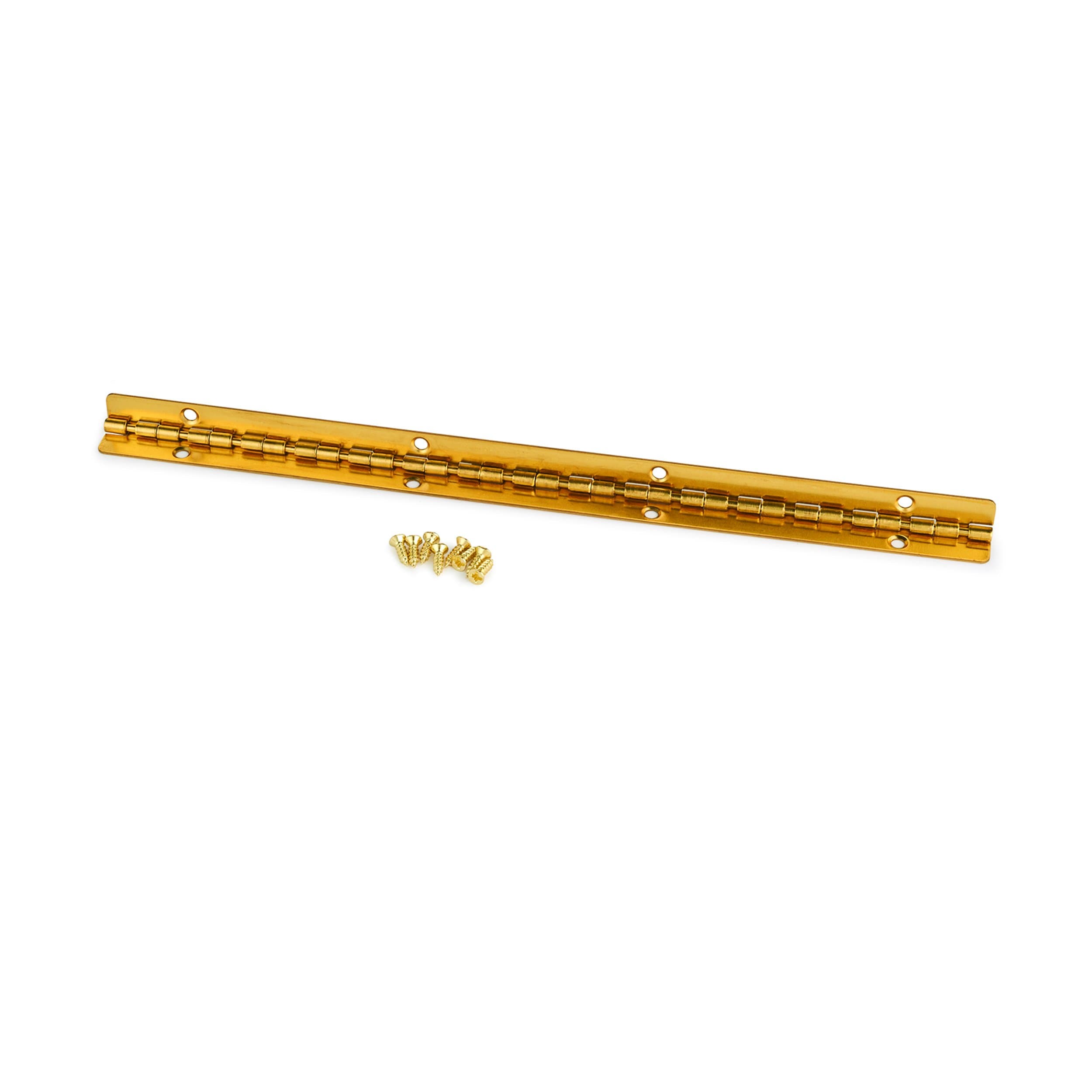 Highpoint Small Piano Hinge Brass Plated 200Mm X 9Mm