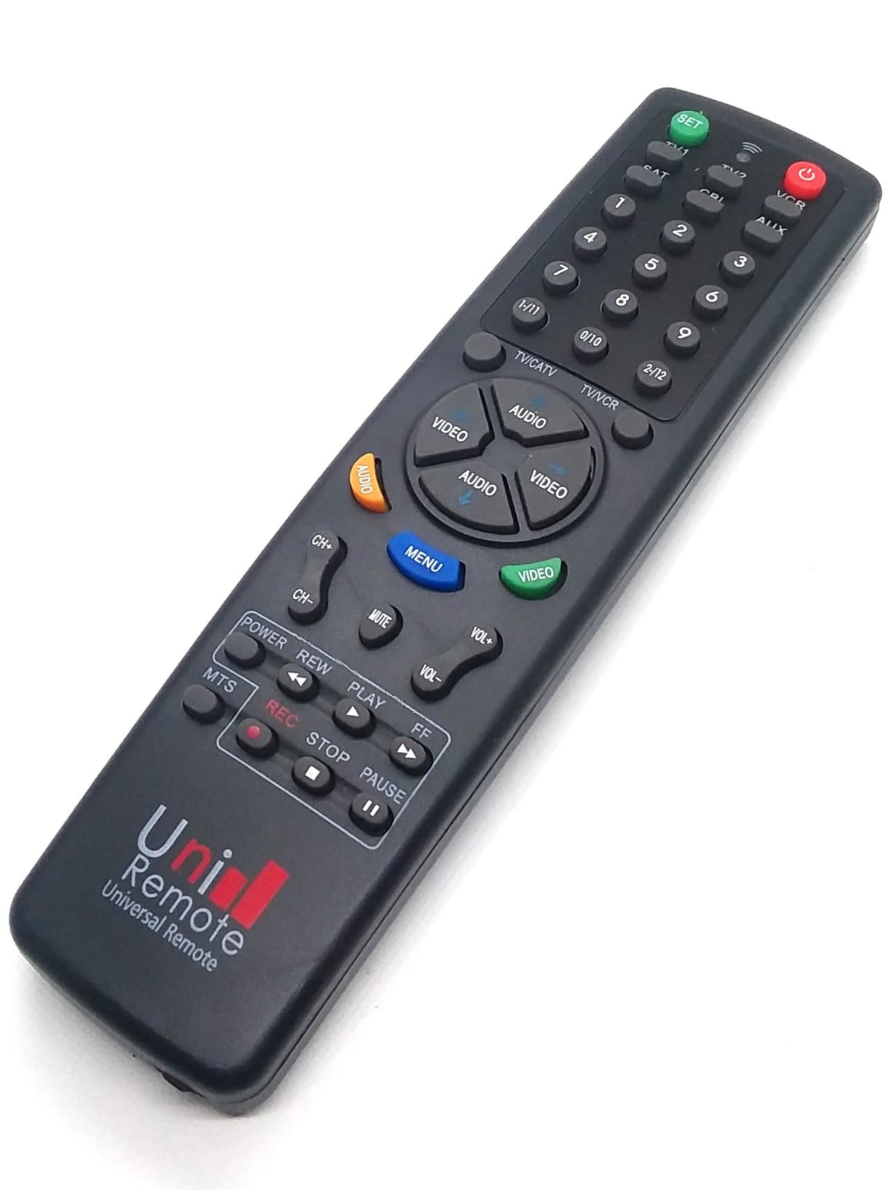 12 Device Universal Remote with Auto Search, Easy Set Up Works with Most Major Brands & Good for TV, VCR, Cable, DVD, and More