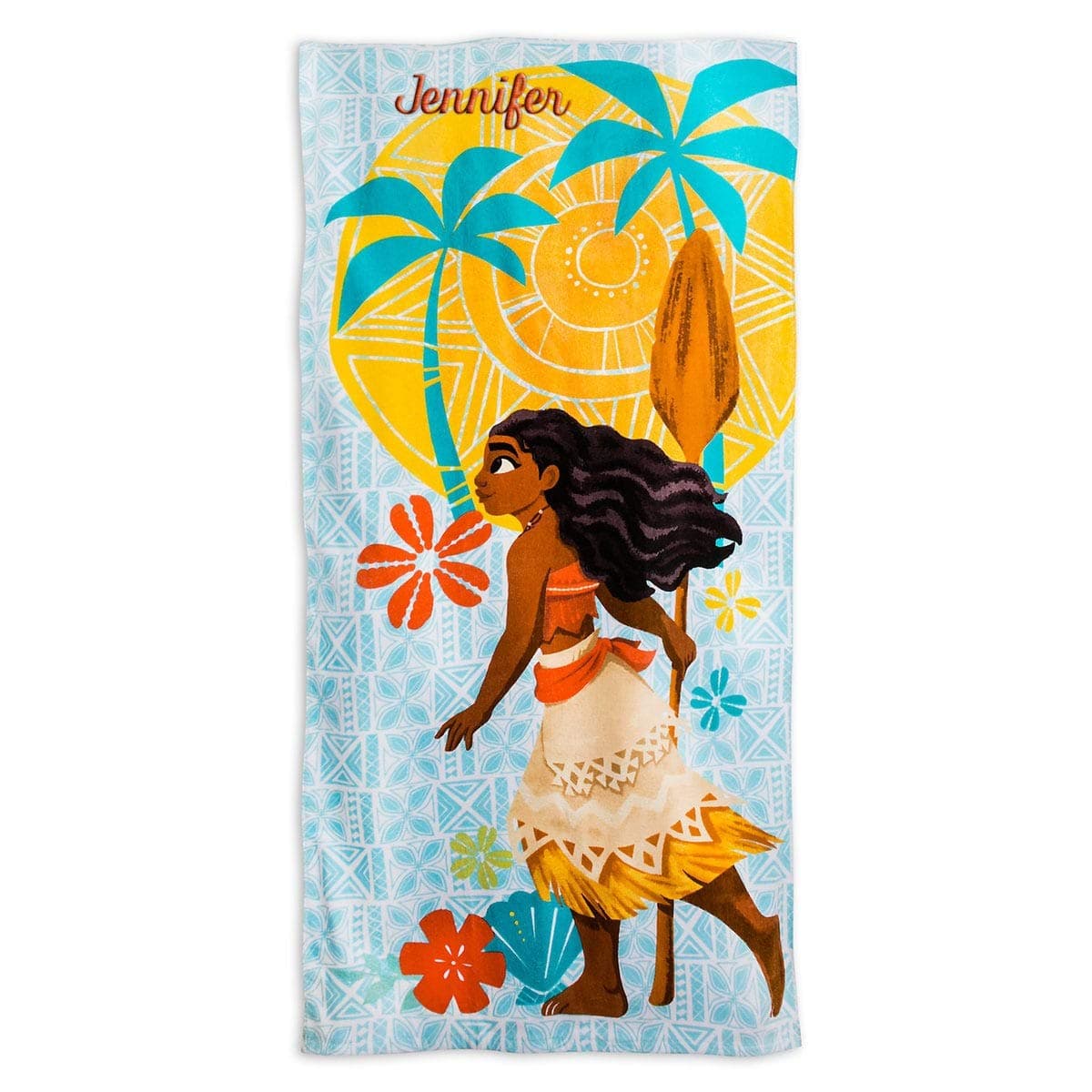 Swim Moana Beach Towel + Flip Flops For Kids! (7/8)