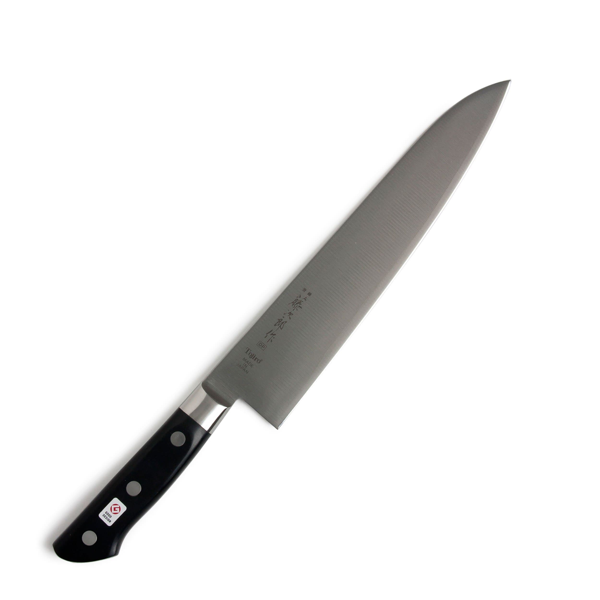 Tojiro DP Gyutou, 9.4-Inch, Black/Silver