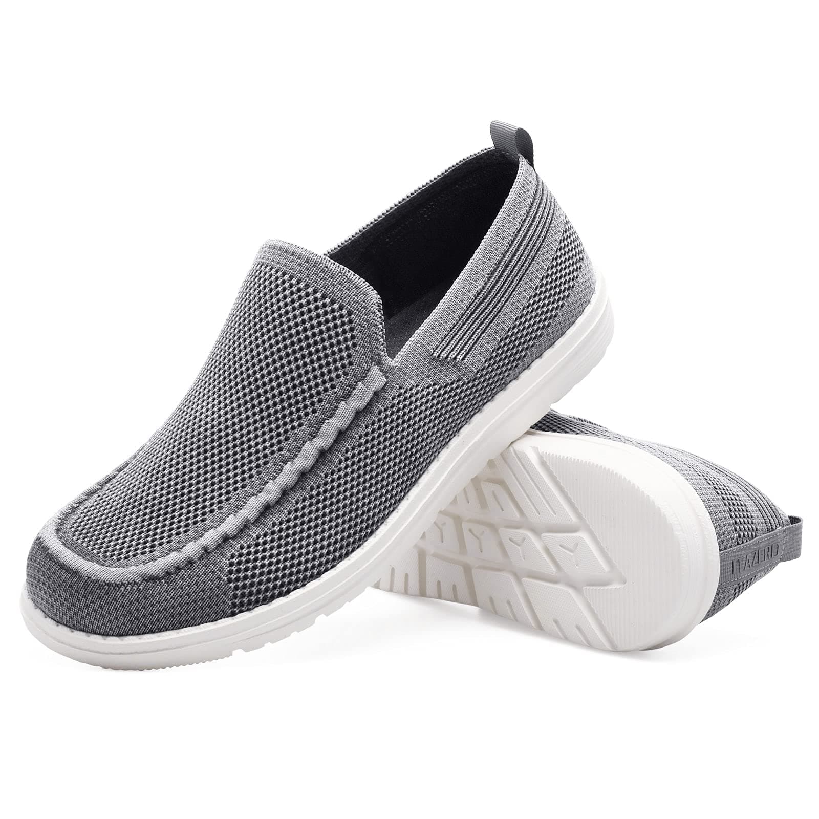 Mens Canvas Loafer Shoes Casual Work Slip On Oxford Boat Sneaker Shoe Walking Shoe 10.5