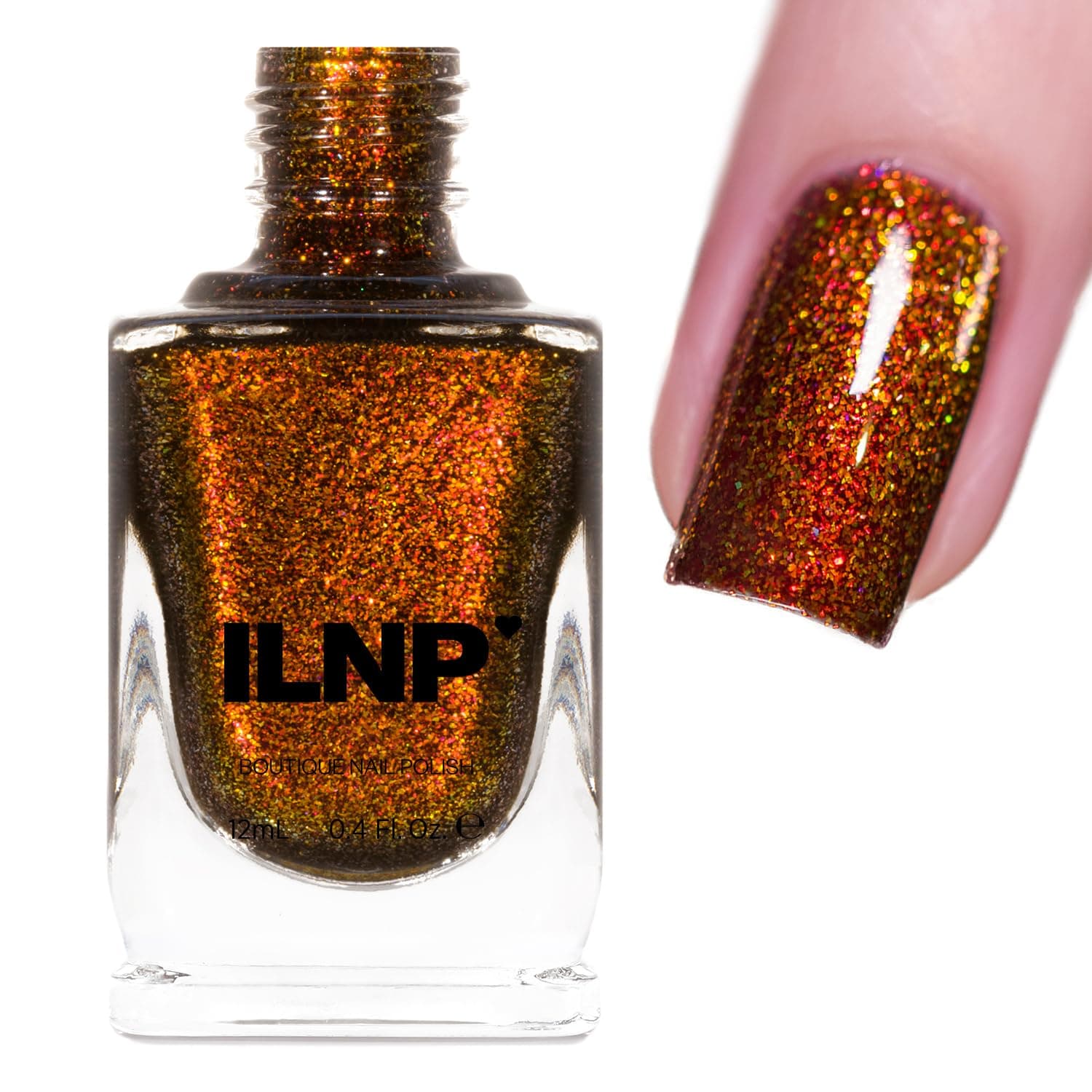 ILNP Autumn - Warm Brown Shimmer Nail Polish