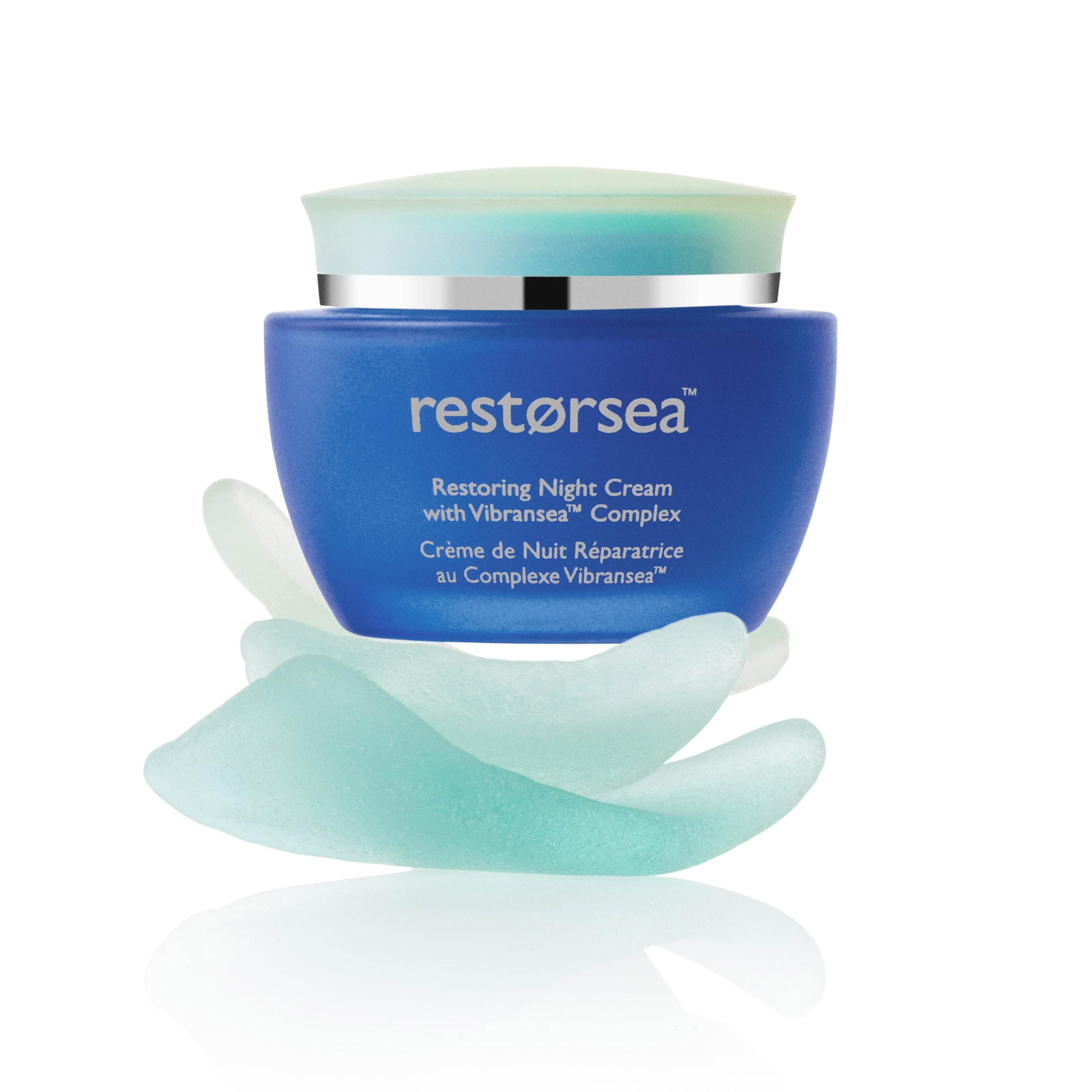 Restorsea Restoring Night Cream – Hydrating Cream for Normal to Dry Skin – Supports Overnight Skin Renewal & Radiance – With Vibransea™ Complex & Wild Oat – Clean, Non-Toxic, Hypoallergenic 1.7oz