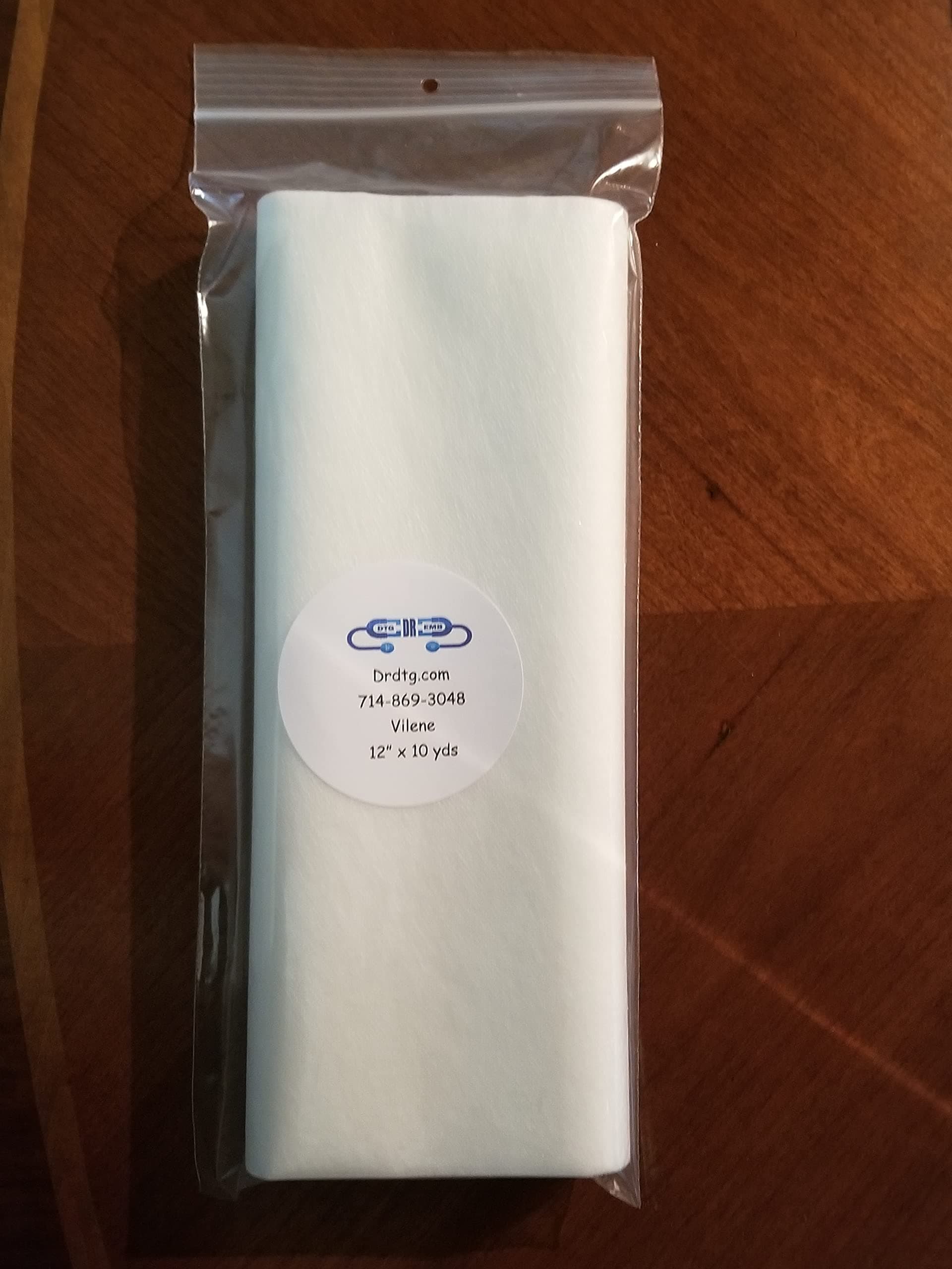 Vilene in Bulk! Water Soluble Backing for Free Standing Lace 8inch x 10yards, 8inch x 10 yards