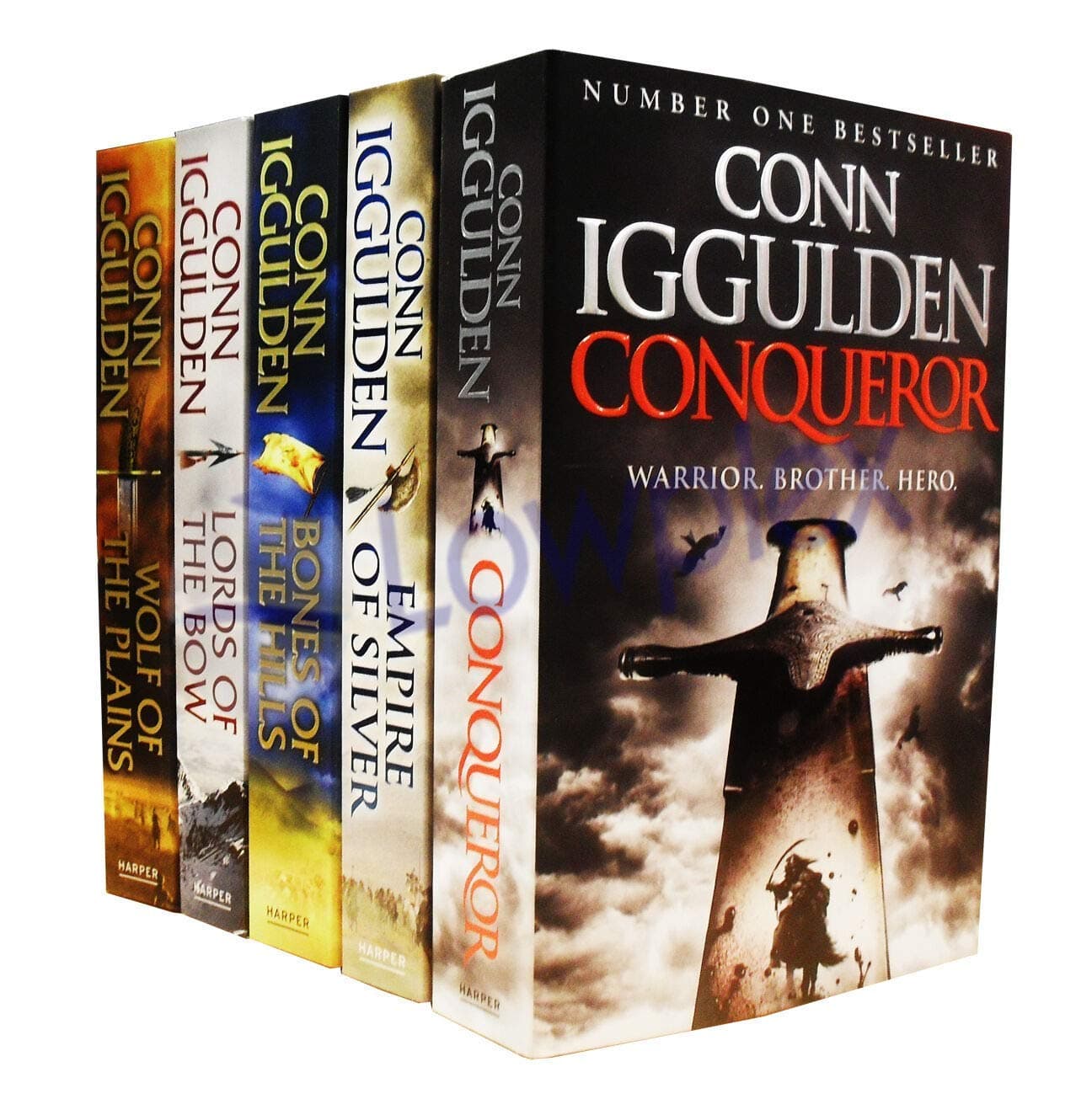 Conqueror Series 5 Books Collection Pack (Conqueror, Bones of the Hills, Wolf... Paperback