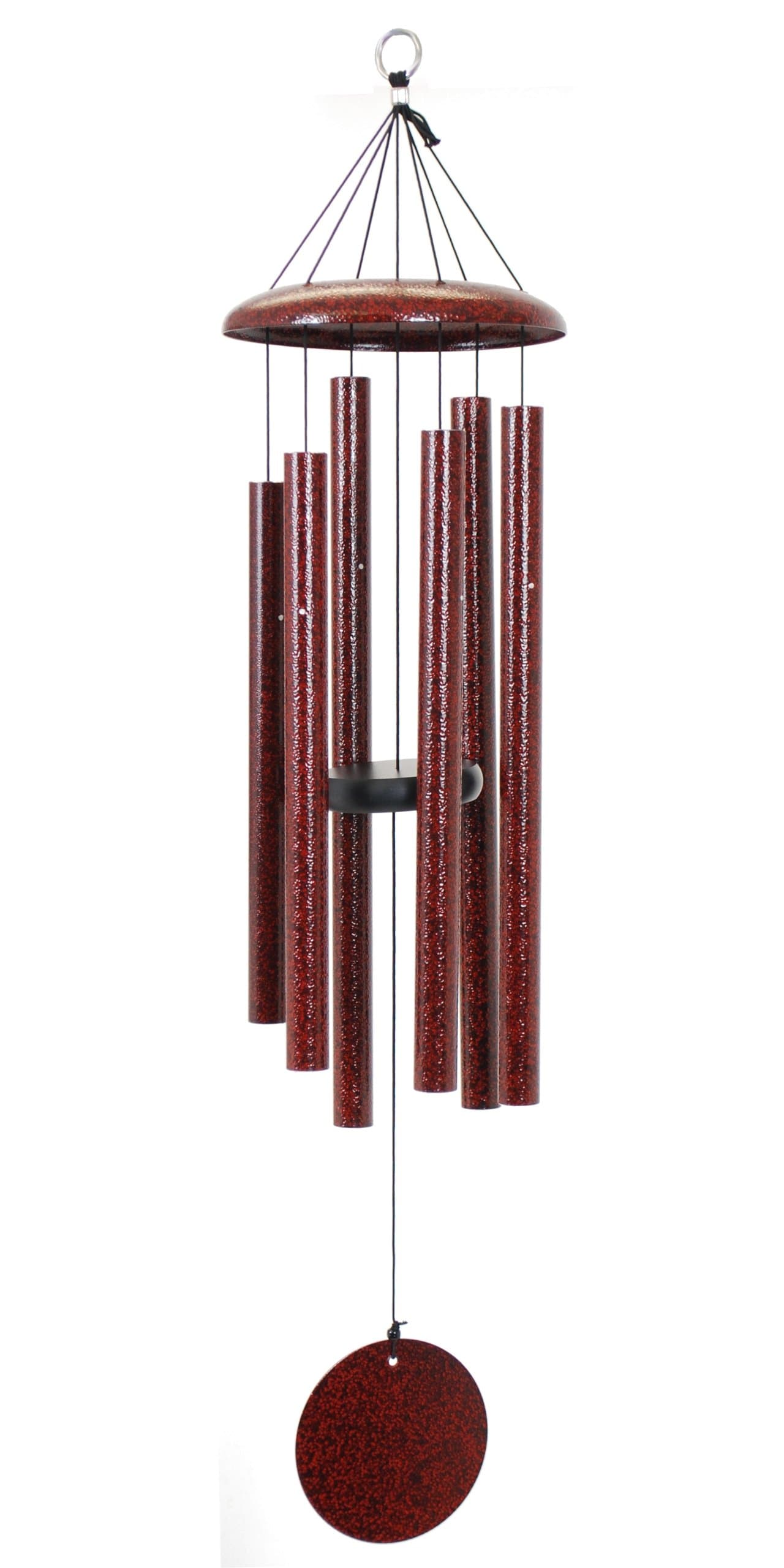 Corinthian Bells by Wind River - 36 inch Ruby Splash Wind Chime for Patio, Backyard, Garden, and Outdoor Decor (Aluminum Chime) Made in The USA