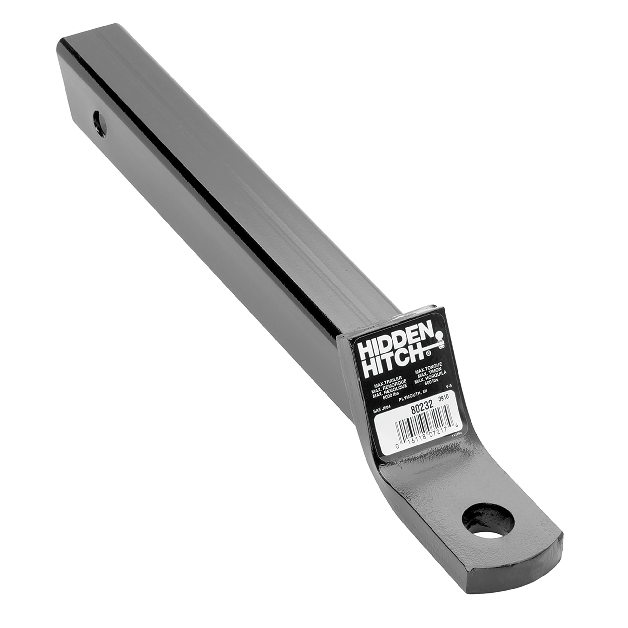 Reese 80232 Hidden Hitch® Angle-Cut Class III Ball Mount - 16" x .75" x 2", 6000 lbs.