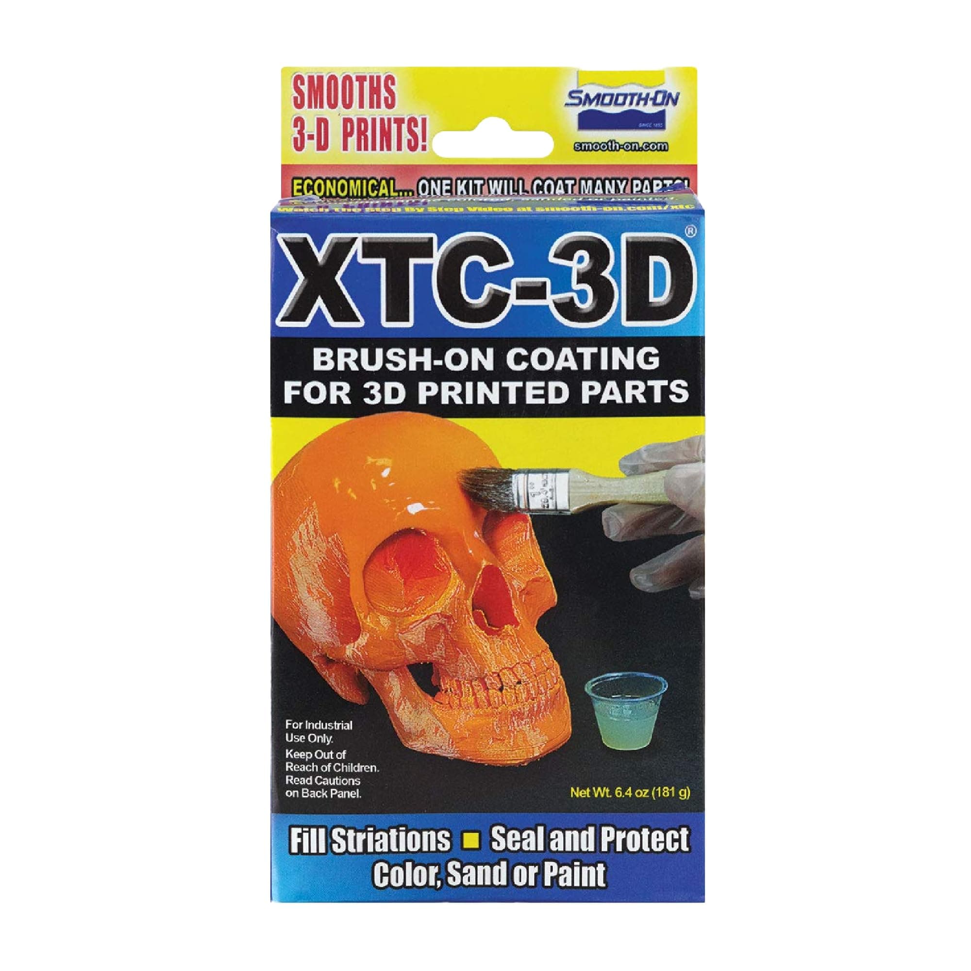 Smooth-On XTC-3D™ 3D Print Coating & Smoothing Epoxy - 6.4 oz