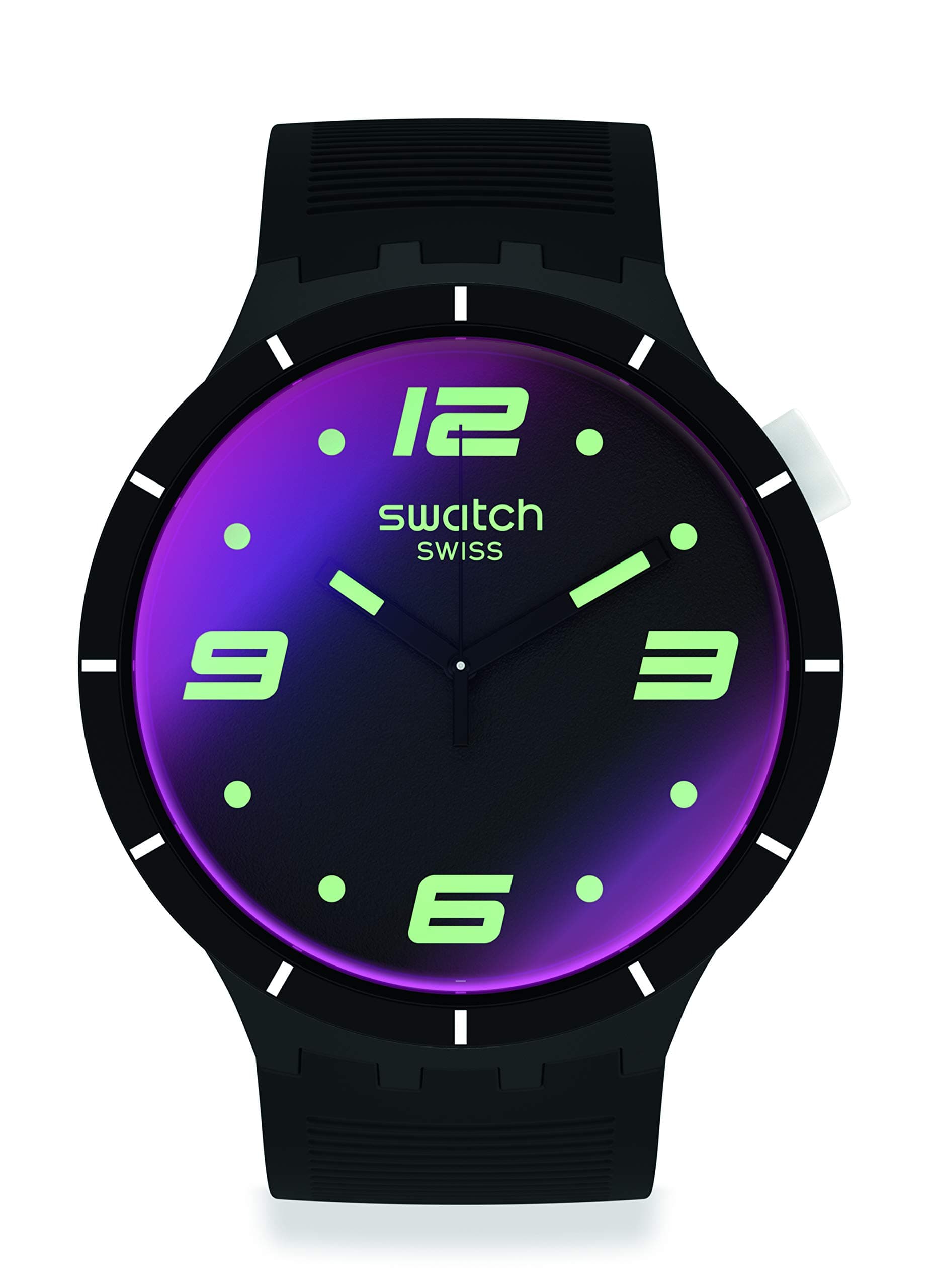 Swatch Futuristic Black Quartz Men's Watch SO27B119