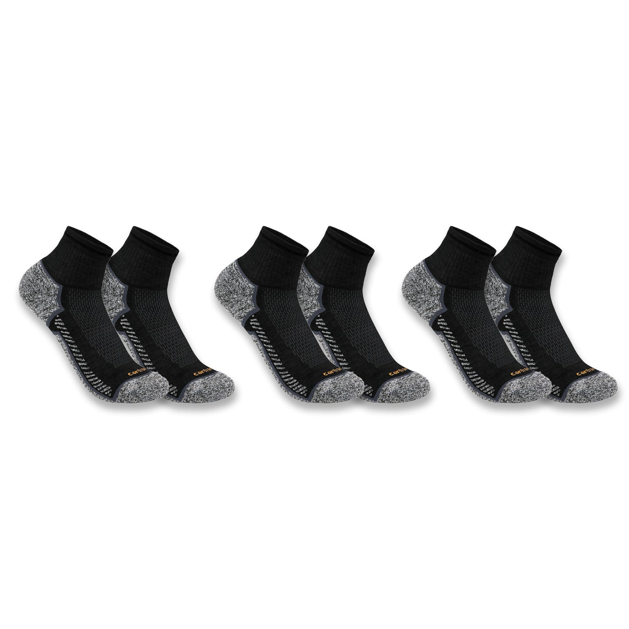 SQ5283-M Force Midweight Quarter Sock 3 Pack