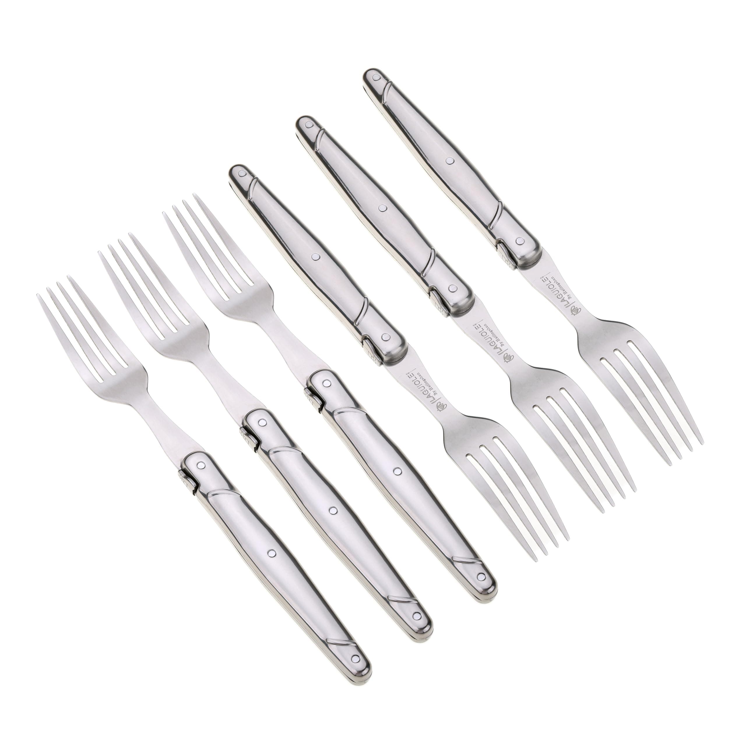 Forks Set of 6 Light Premium Dishwasher Safe Stainless Steel Flatware Silverware with Gift Box