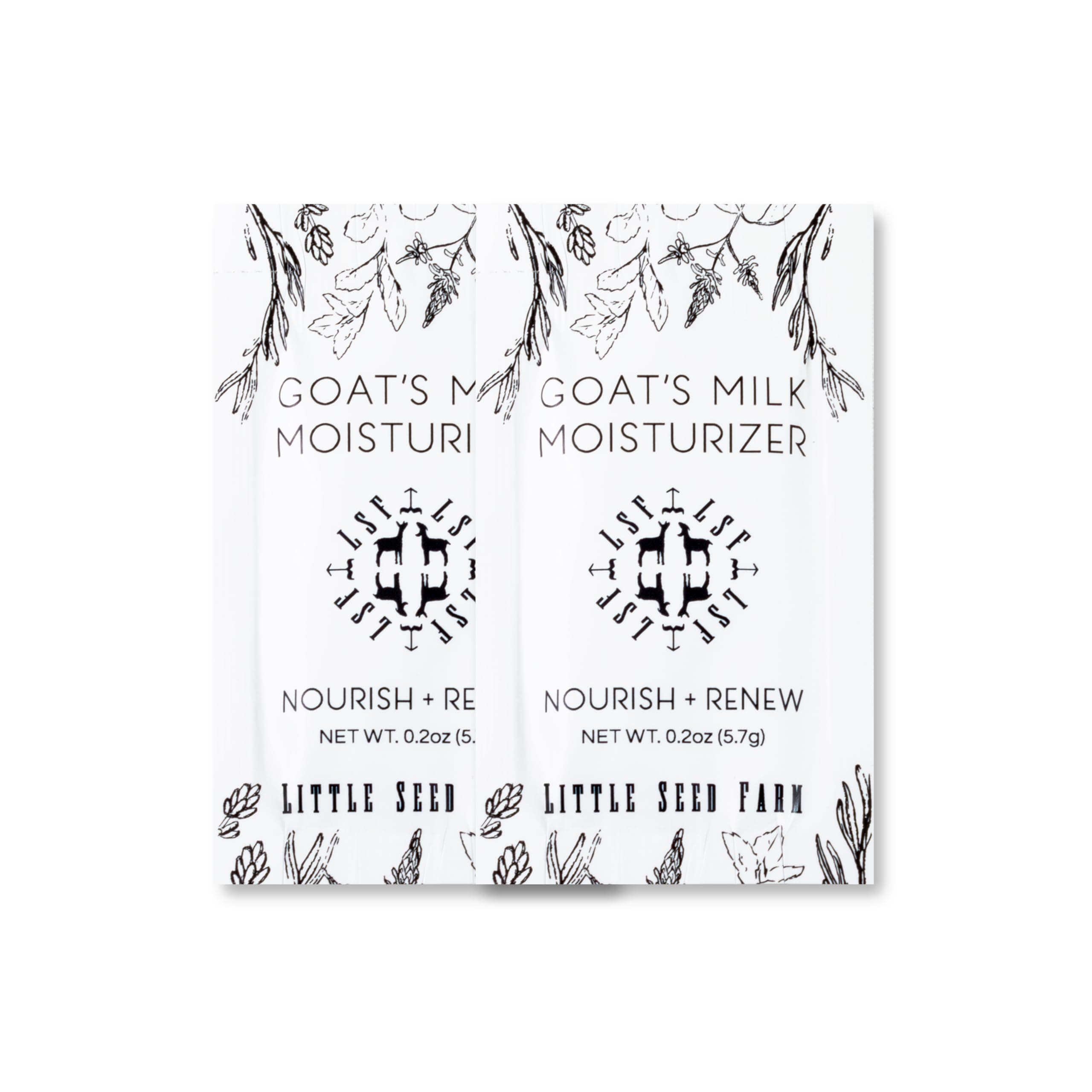 Little Seed Farm Goat's Milk Face Moisturizer - All Natural, Organic Moisturizer Face Cream - Travel Size