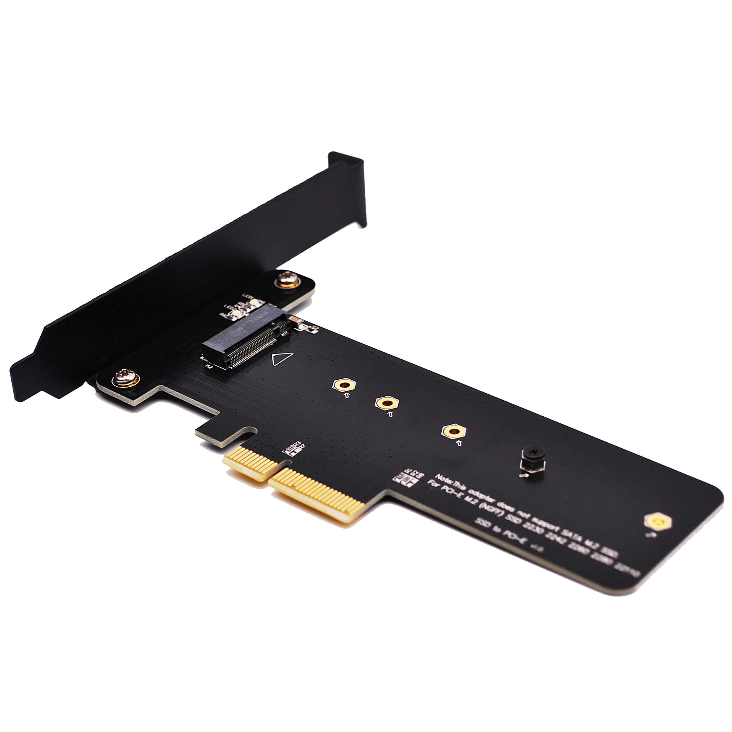 EZDIY-FAB PCI Express M.2 SSD NGFF PCIe Card to PCIe 4.0 x4 M2 Adapter (Support M.2 PCIe 22110,2280, 2260, 2242)
