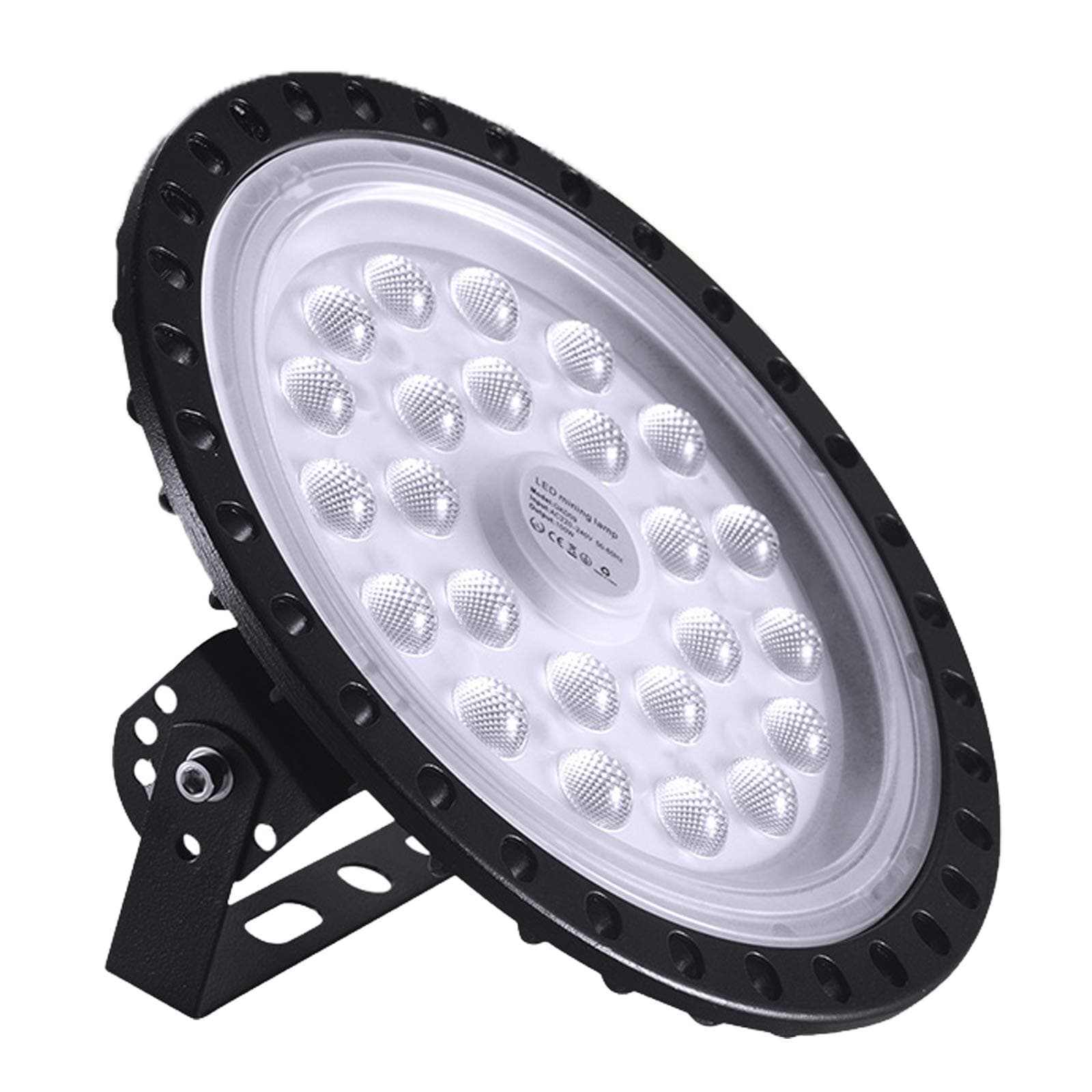 100W LED High Bay Light lamp Factory Warehouse Industrial Lighting 10000 Lumen 6000-6500K IP65 Warehouse LED Lights- Commercial Bay Lighting for Garage Factory Workshop Gym (100W 1)