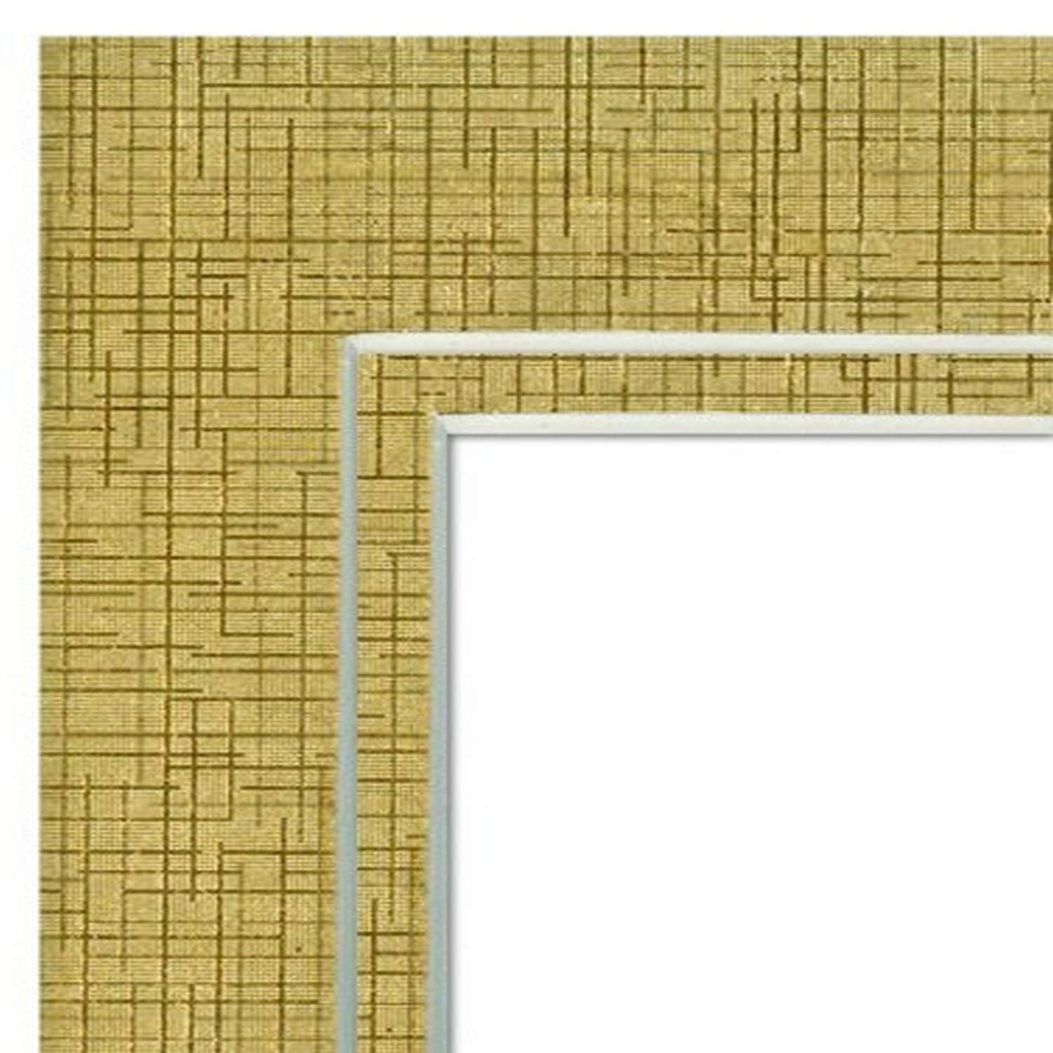 MyFrameStore Imperial Frames Gold Colored Textured Double Mattboard