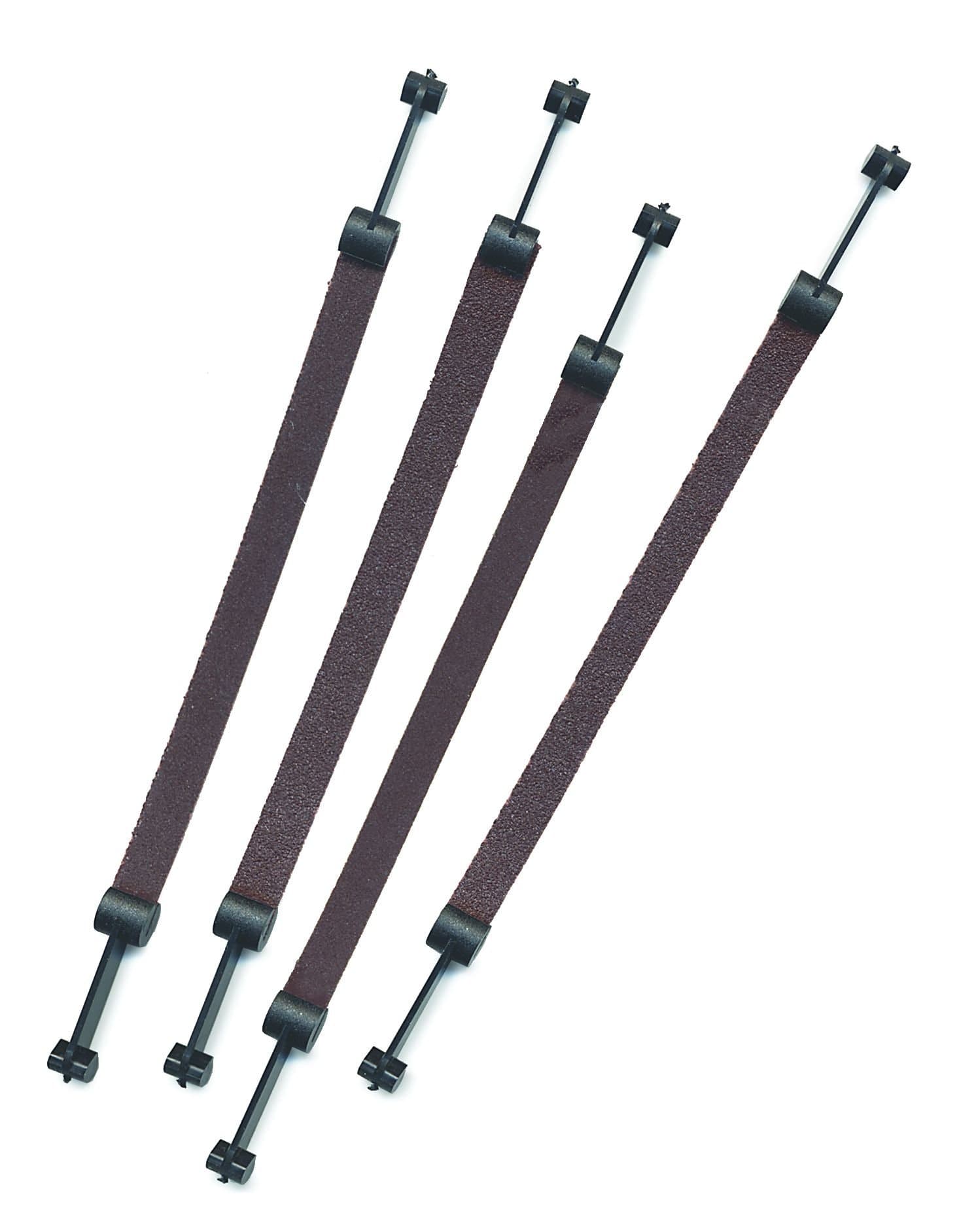 Hegner Mounted Scroll Saw Inserts 1/2 Grain 180 Pack of 4, Rust Red/Black, 00002818