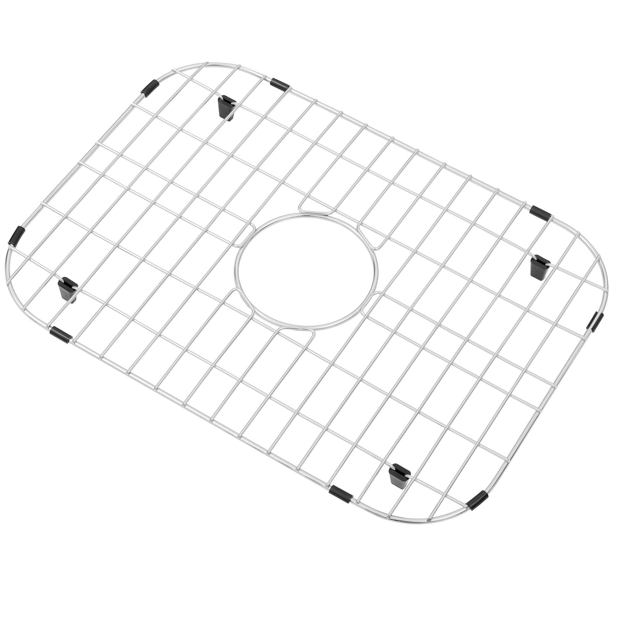 Kitchen Sink Grid and Sink Protector 19 3/16" X 13 3/4",Sink Protectors for Kitchen Sink,Stainless Steel Sink Grid with Center Drain,Sink Bottom Grid for Single Sink Bowl